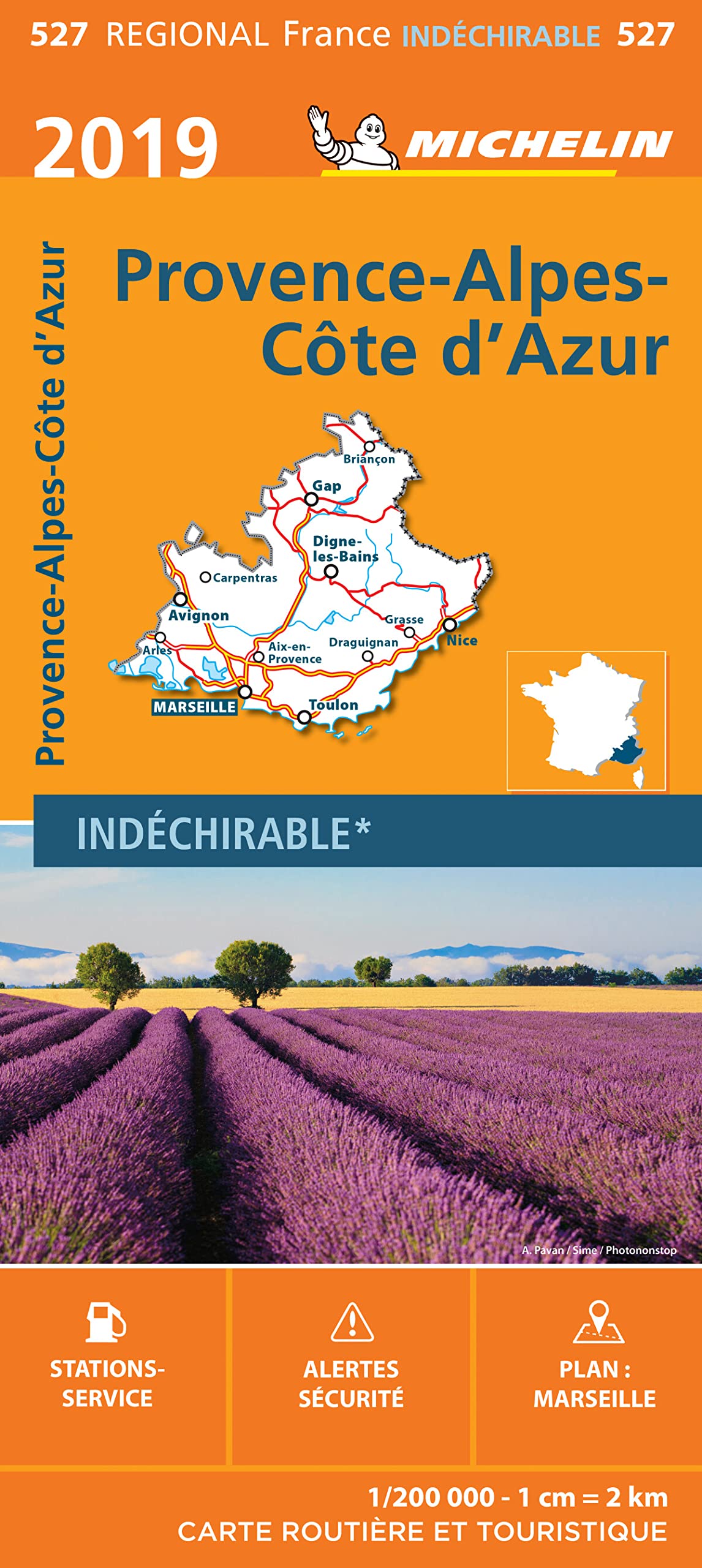PROVENCE ALPES COTE D'AZUR 17527 CARTE MICHELIN KA Leisure, Home & Garden