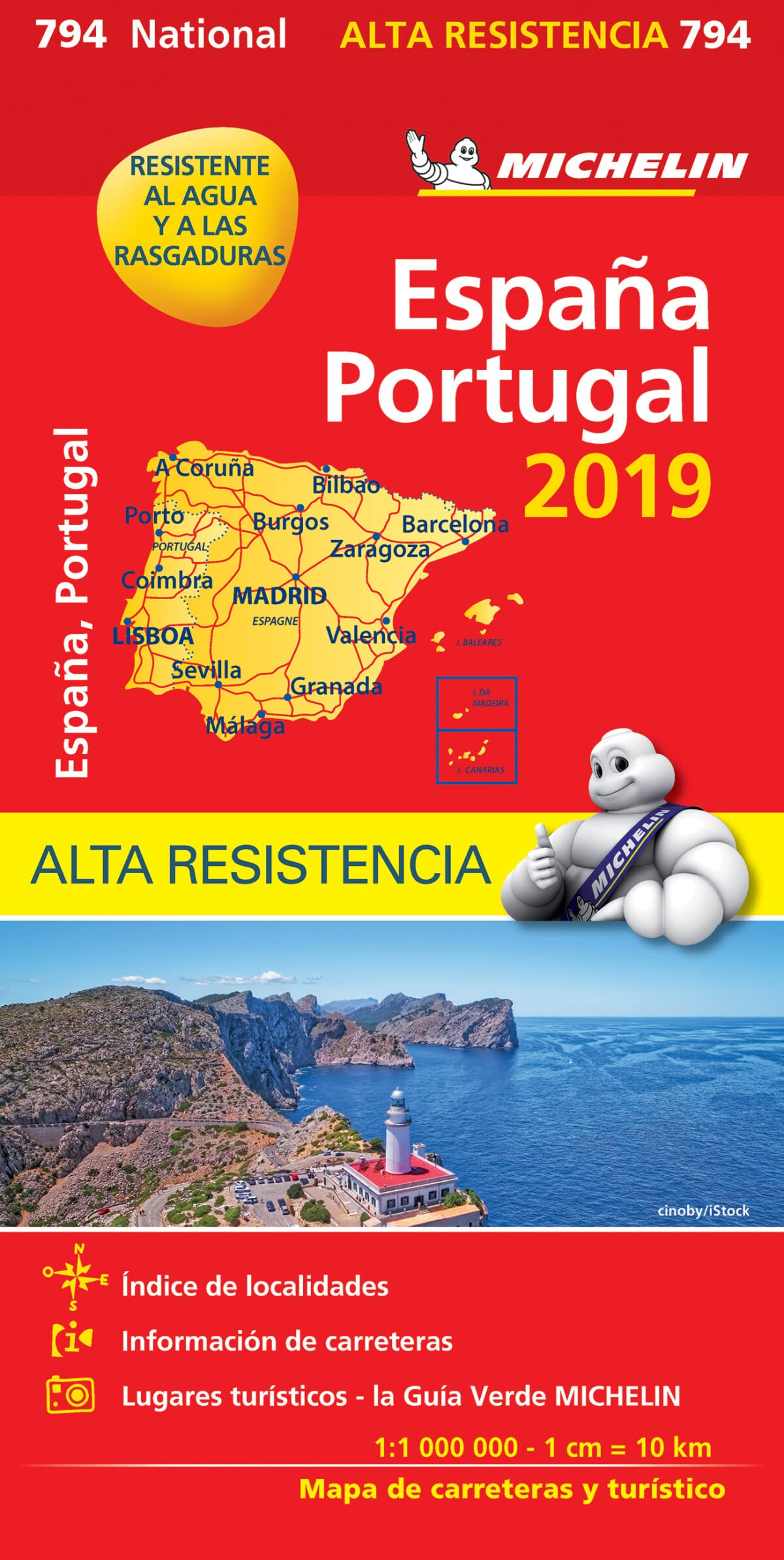 Mapa National España - Portugal "Alta Resistencia" (Mapas National Michelin) Leisure, Home & Garden
