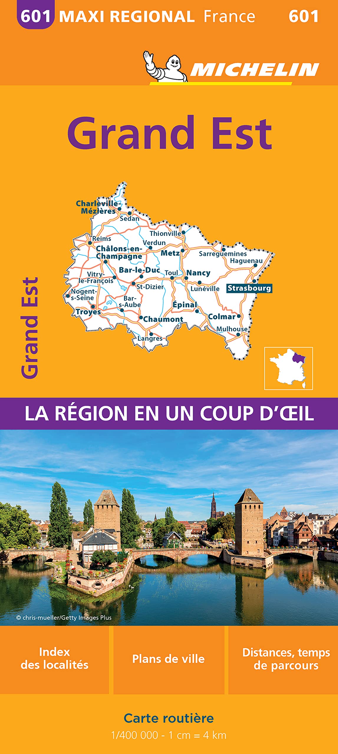 GRAND-EST, France - Michelin Maxi Regional Map 601: Map (France Maxi Regional) Leisure, Home & Garden