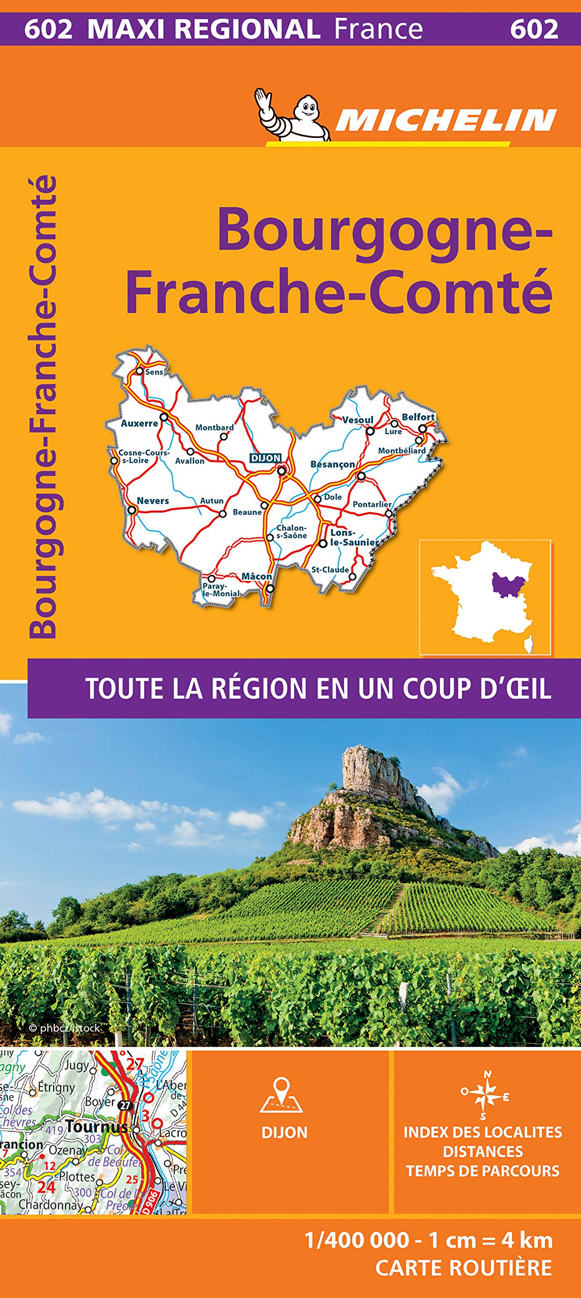 BOURGOGNE-FRANCHE-COMTE, France - Michelin Maxi Regional Map 602: Map (France Maxi Regional) Leisure, Home & Garden
