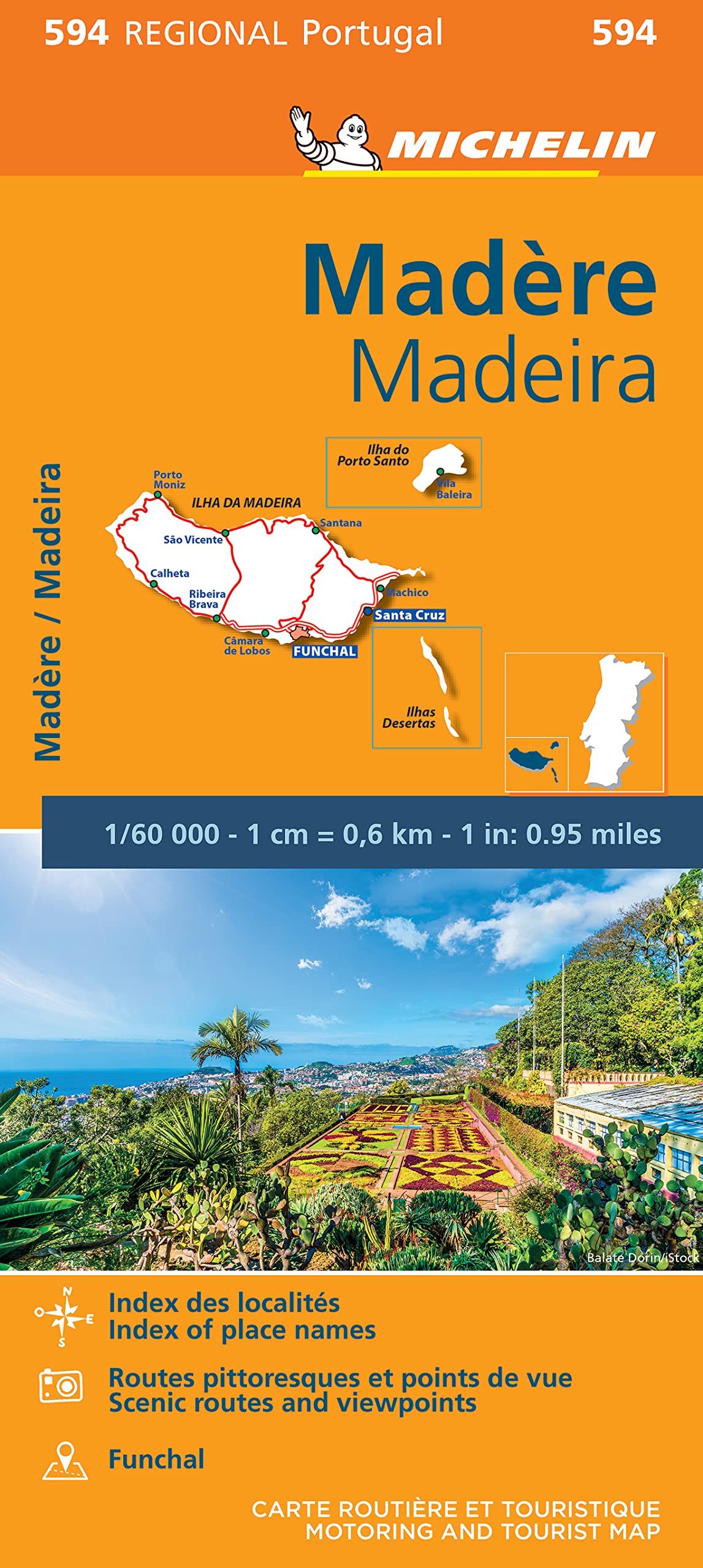 Madeira (594): Wegenkaart Schaal 1 : 60.000 (Regionale kaarten Michelin, Band 594) Leisure, Home & Garden