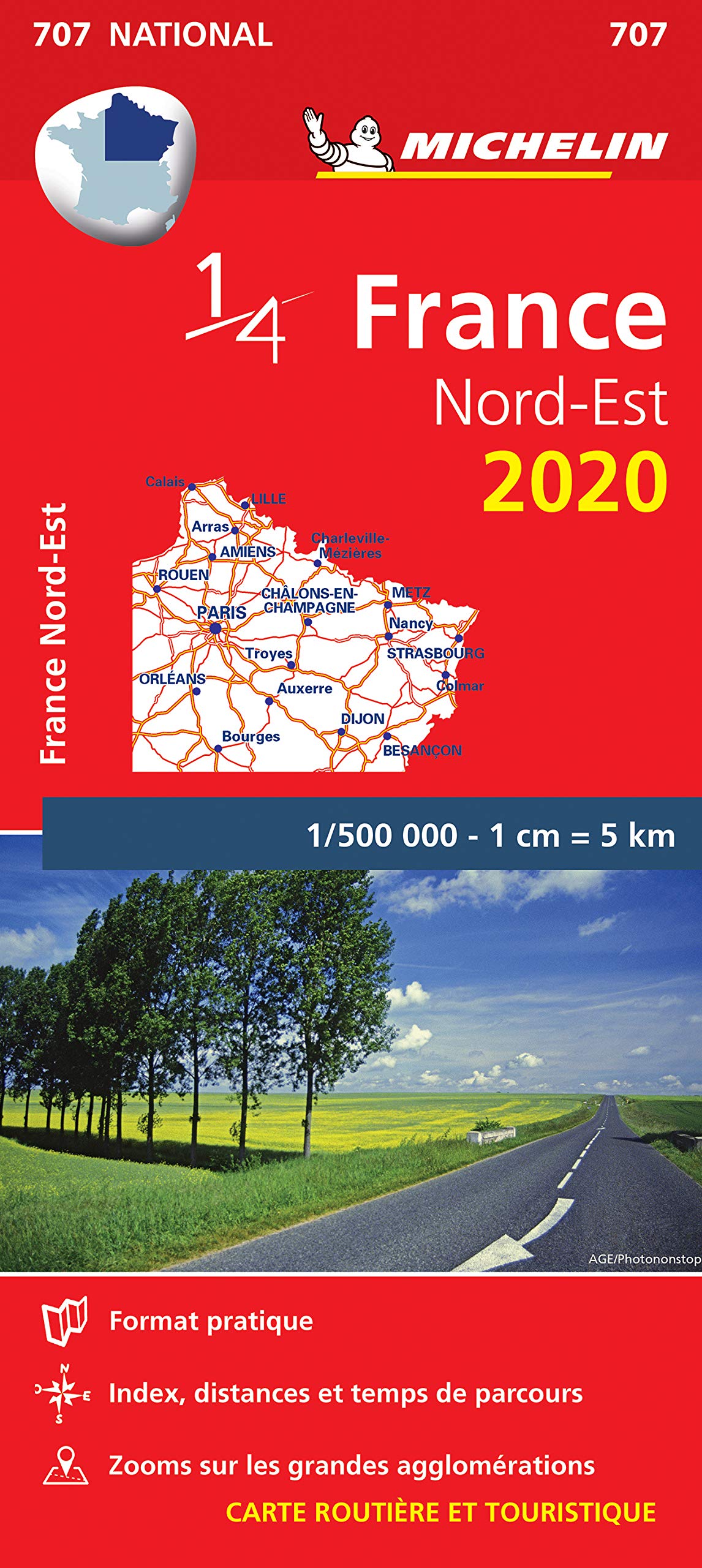 Michelin Nordostfrankreich: Straßen- und Tourismuskarte 1:500.000 (MICHELIN Nationalkarten) Leisure, Home & Garden