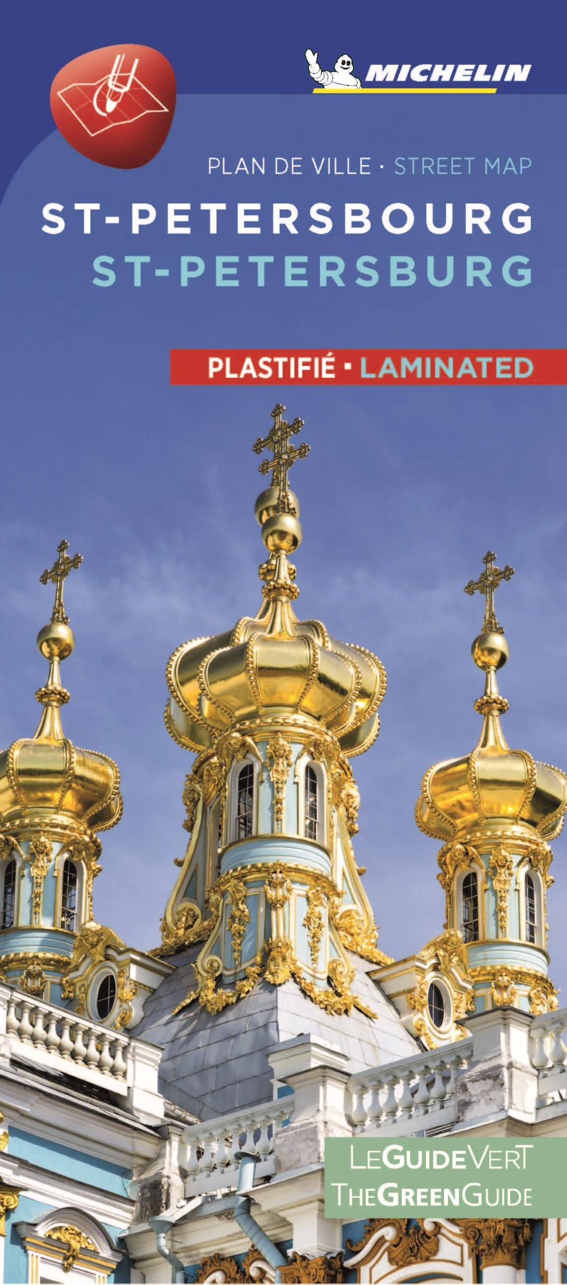 St Petersburg - Michelin City Map 9502 Leisure, Home & Garden