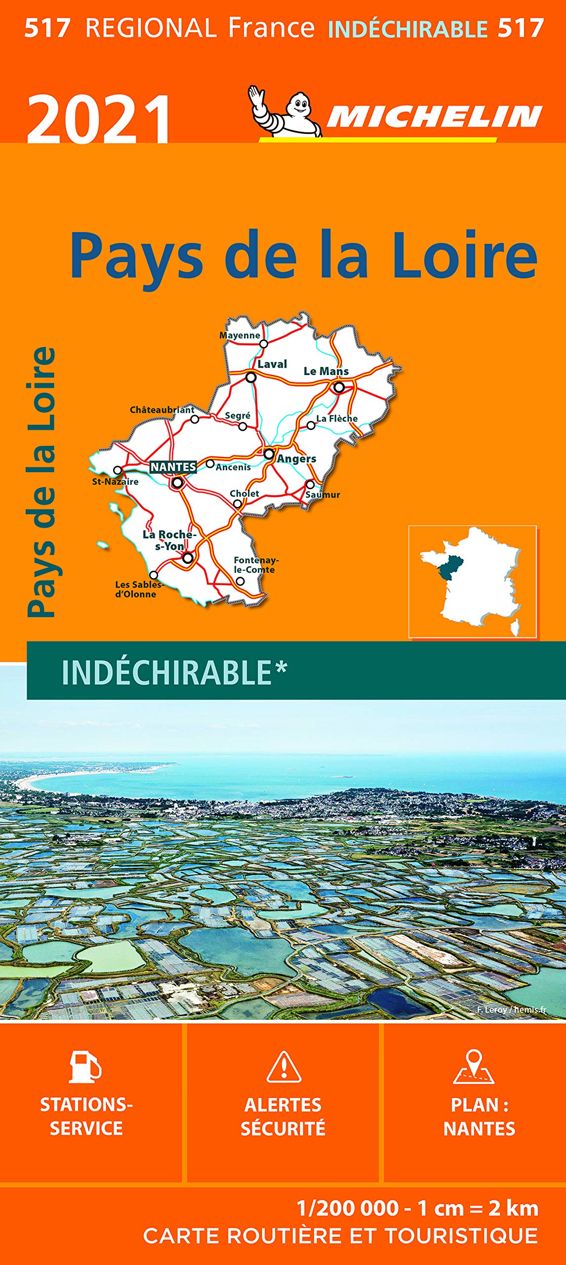 Carte Régionale Pays de la Loire 2021 Leisure, Home & Garden