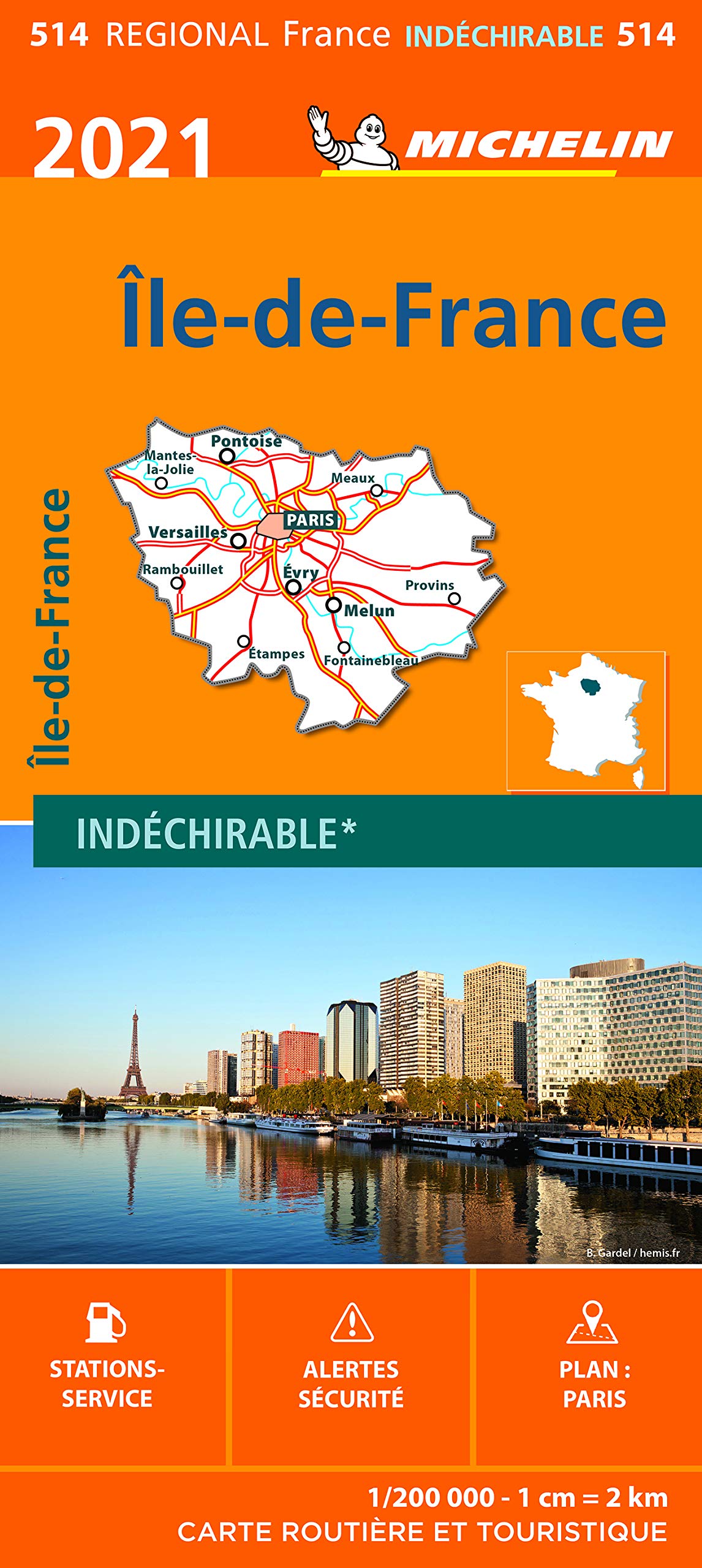 Carte Régionale Ile-de-France 2021 Leisure, Home & Garden