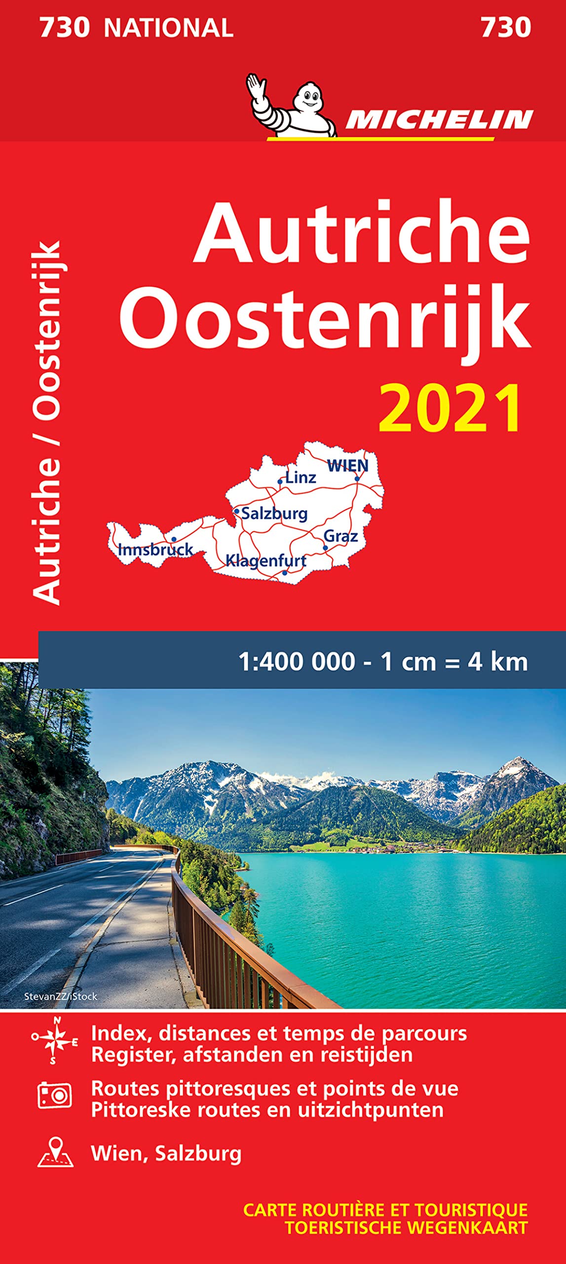 AUTRICHE OOSTENRIJK 11730 CARTE NATIONAL 2021 MICH book