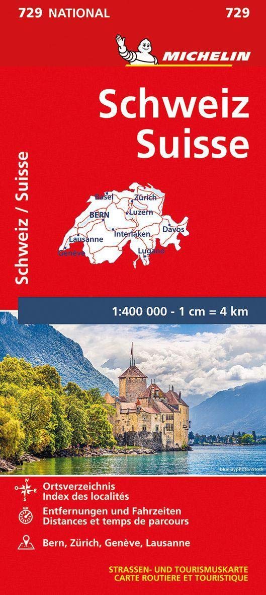 Michelin Schweiz: Straßen- und Tourismuskarte; Auflage 2021 (MICHELIN Nationalkarten) Leisure, Home & Garden