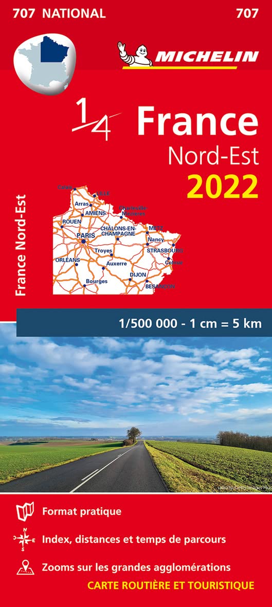 Michelin Nordostfrankreich: Straßen- und Tourismuskarte 1:500.000 (MICHELIN Nationalkarten) Leisure, Home & Garden