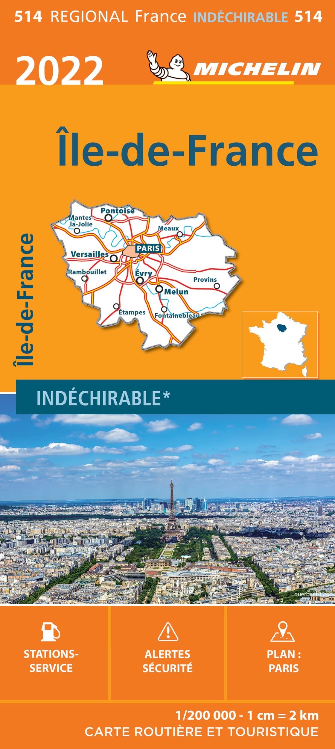 Carte Régionale Ile-de-France 2022 Leisure, Home & Garden