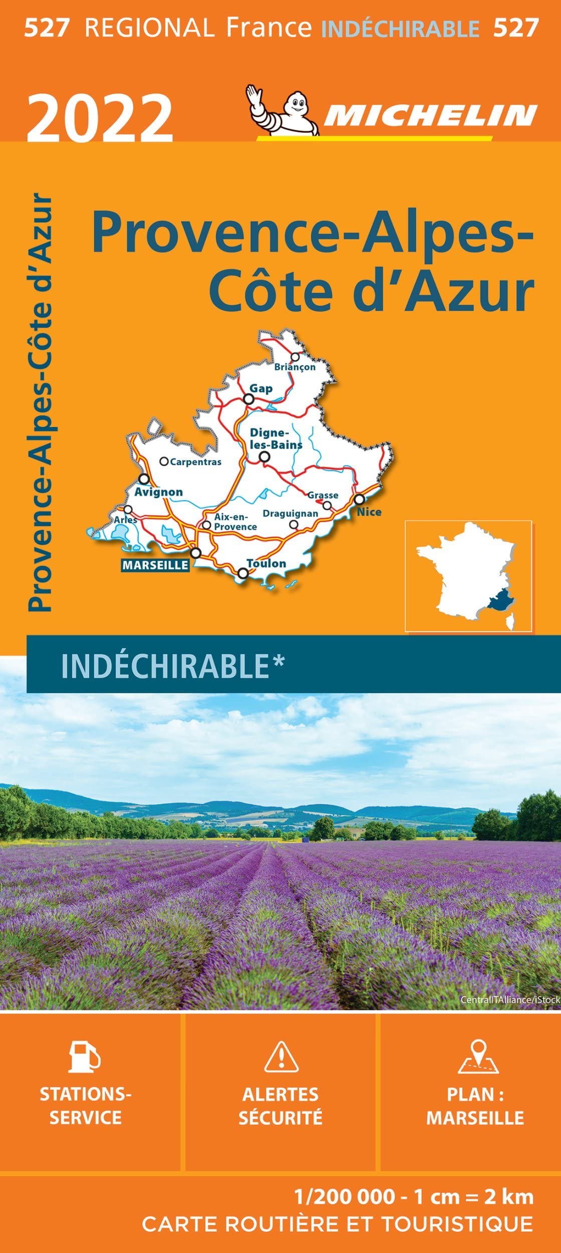Carte Régionale Provence-Alpes-Côte d'Azur 2022 Leisure, Home & Garden