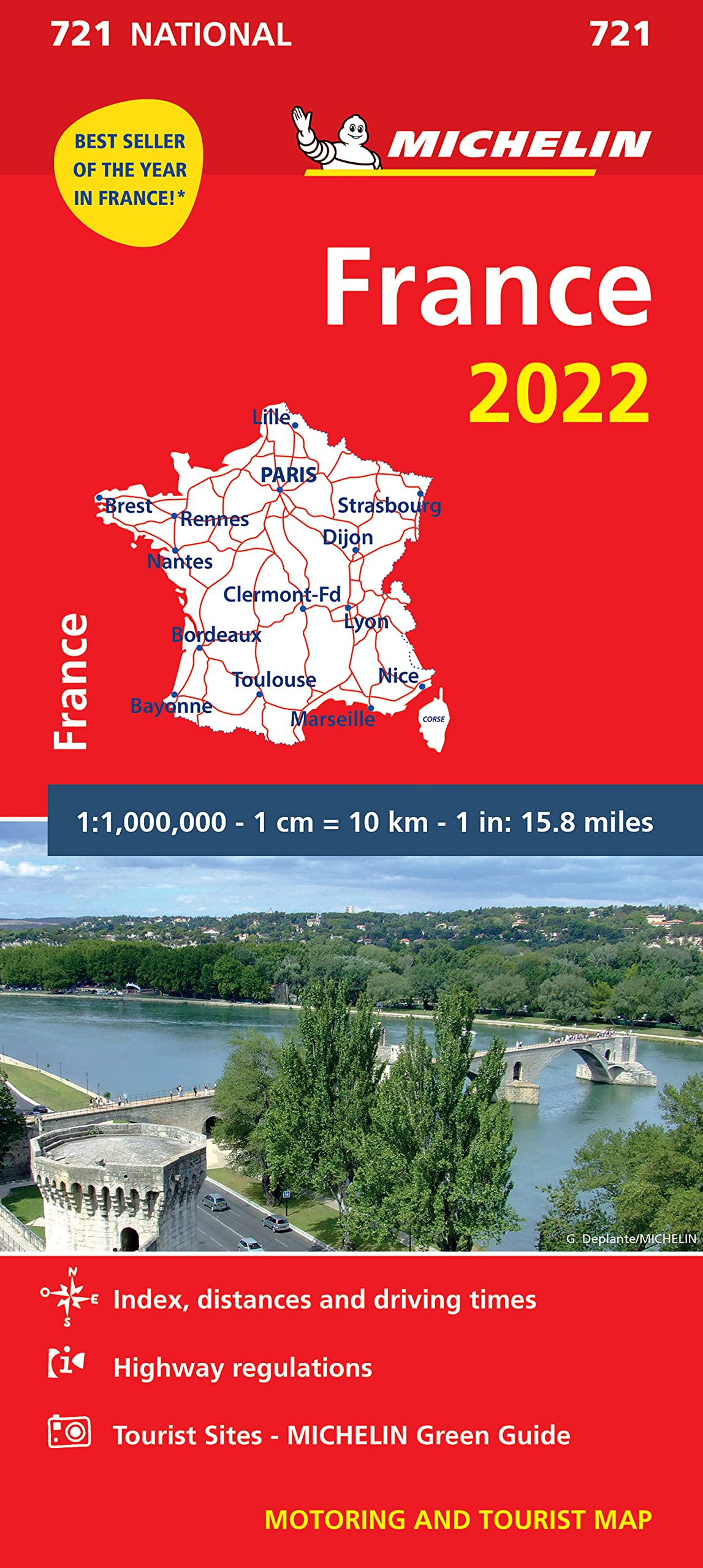 Product Image: France 2022 - Michelin National Map 721