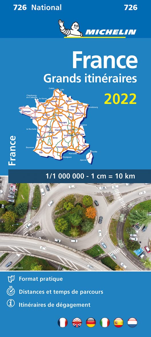 France Route Planning 2022 - Michelin National Map 726 Leisure, Home & Garden