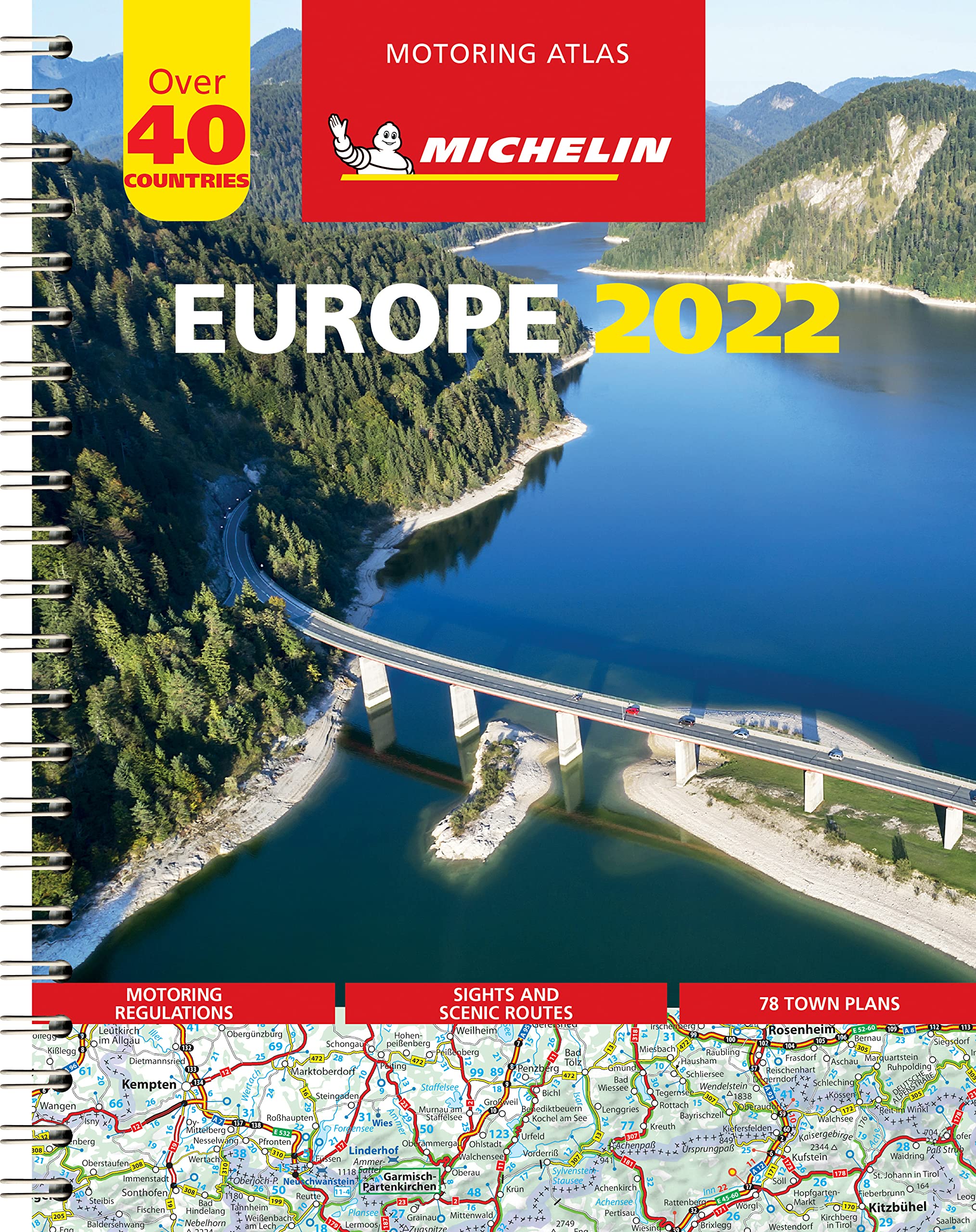 Europe 2022 - Tourist and Motoring Atlas (A4-Spiral) Leisure, Home & Garden