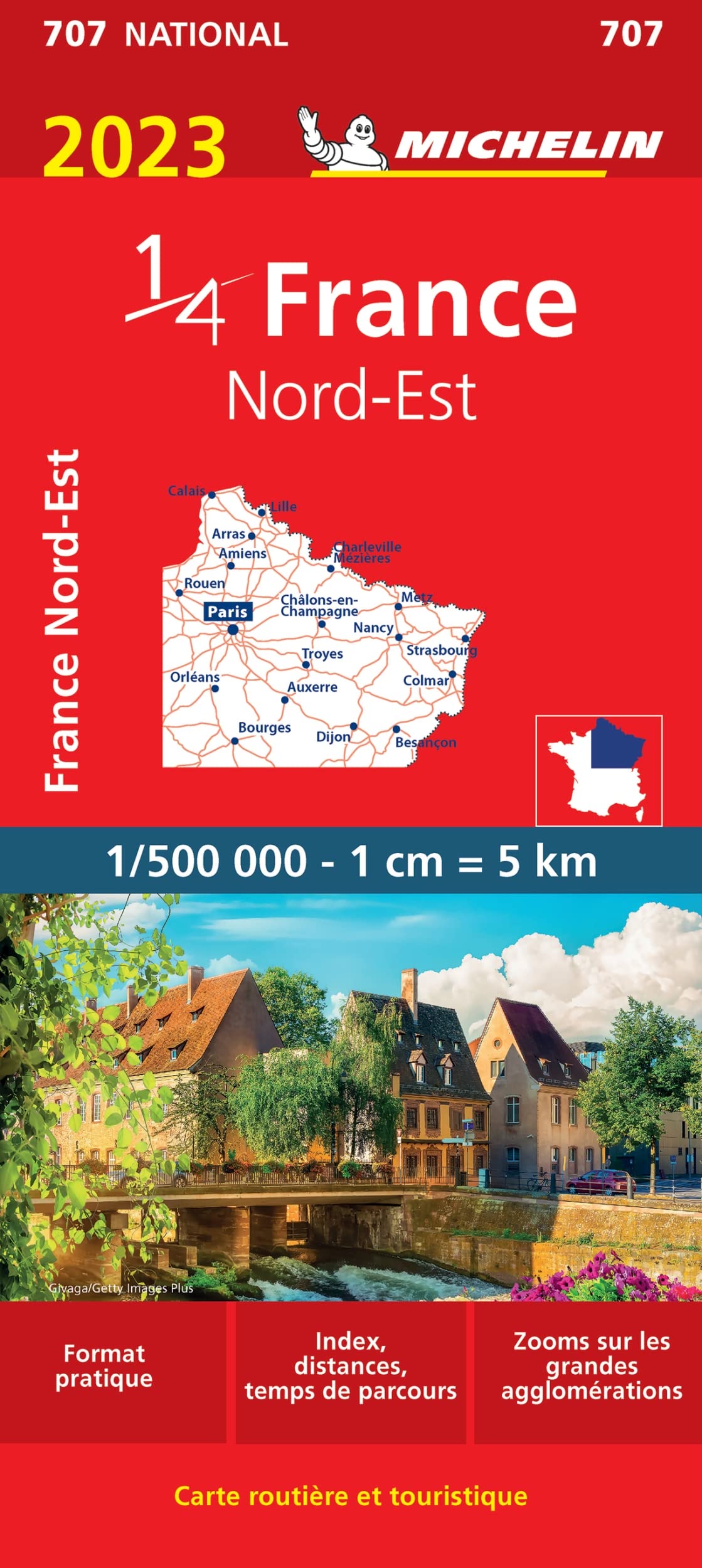 Michelin Nordostfrankreich: Straßen- und Tourismuskarte 1:500.000 (MICHELIN Nationalkarten) Leisure, Home & Garden