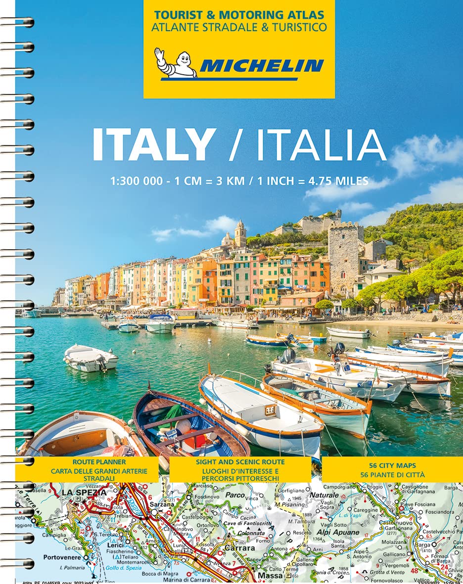 Michelin Straßenatlas Italien mit Spiralbindung Leisure, Home & Garden