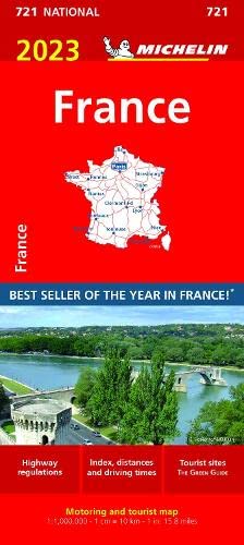 France 2023 - Michelin National Map 721 book