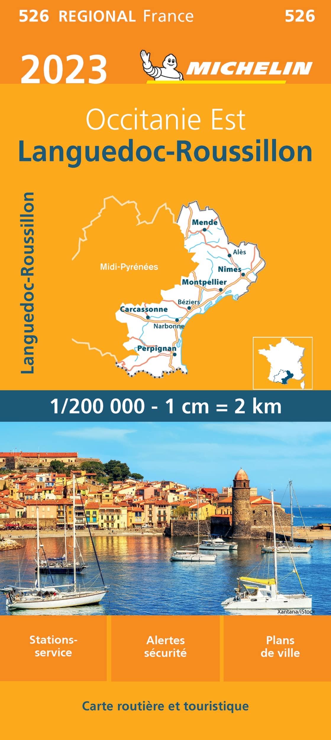 LANGUEDOC ROUSSILLON 10526 2023: Wegenkaart Schaal 1 : 200.000 (Regionale kaarten Michelin) Leisure, Home & Garden
