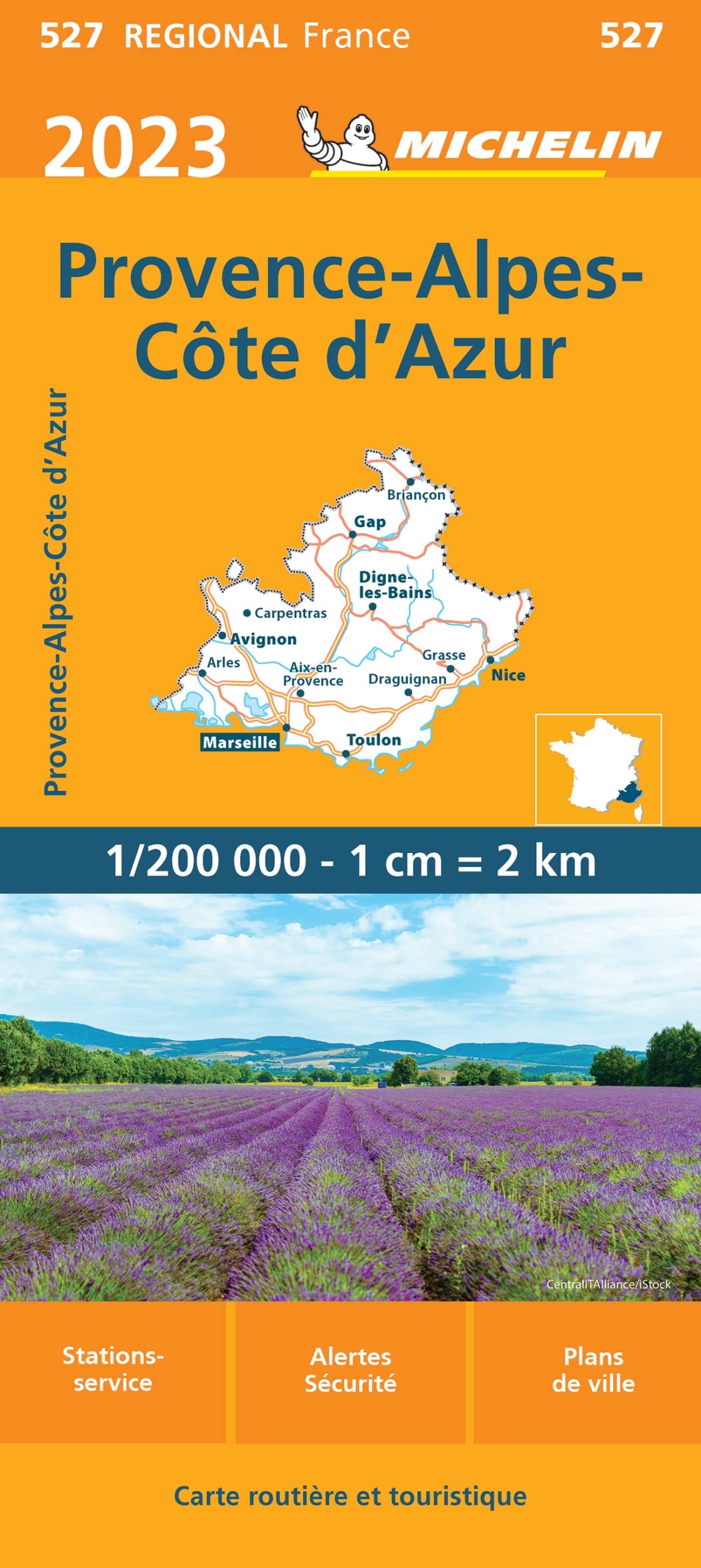 PROVENCE CÔTE D'AZUR 10527 2023: Wegenkaart Schaal 1 : 200.000 (Regionale kaarten Michelin) Leisure, Home & Garden