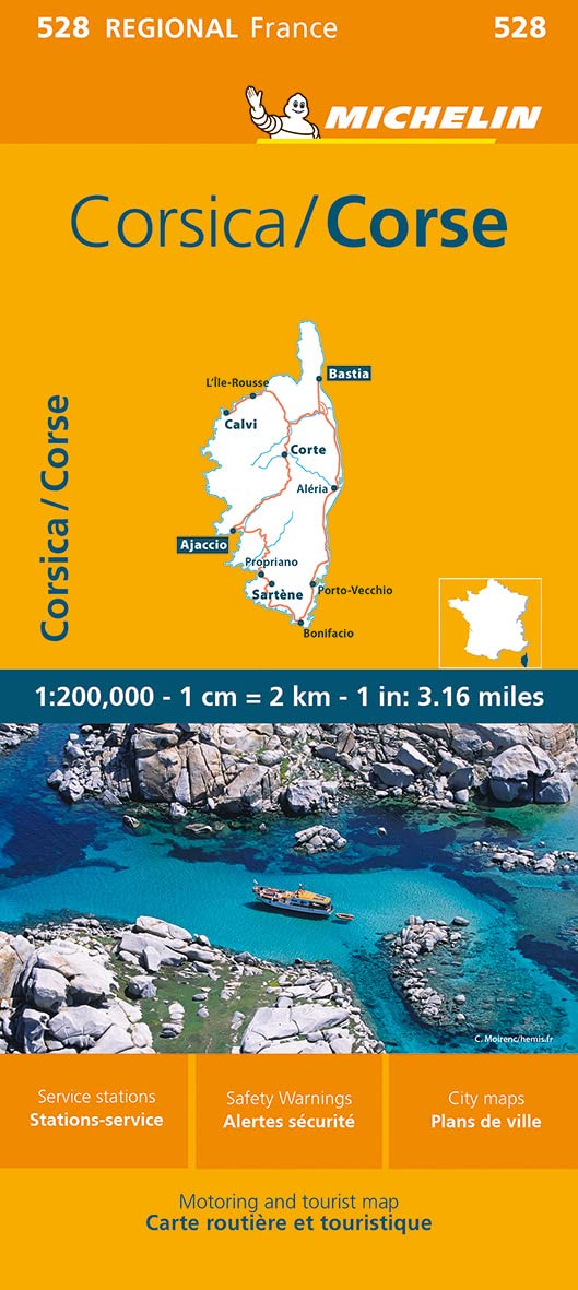 Michelin Corsica Map 528 Leisure, Home & Garden