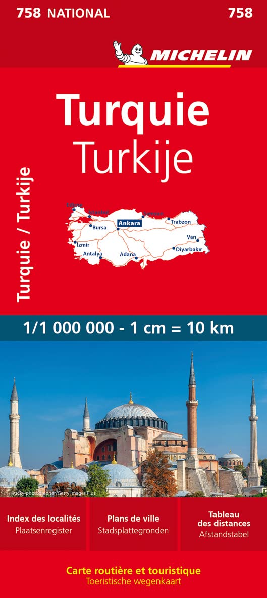 Michelin Türkei (MICHELIN Nationalkarten, Band 758) Leisure, Home & Garden