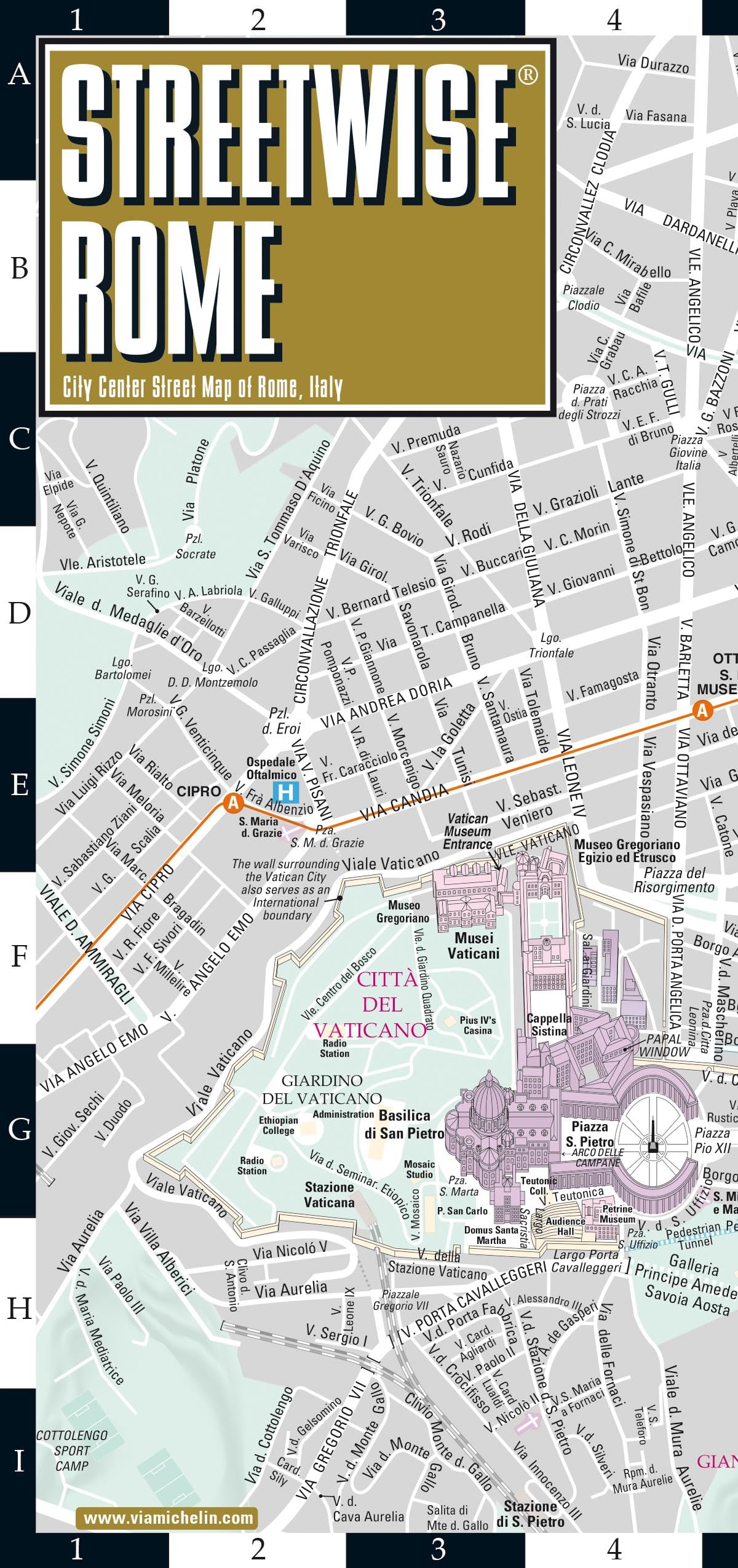 Streetwise Rome Map: City Center Street Map of Rome, Italy (Streetwise Maps) Leisure, Home & Garden