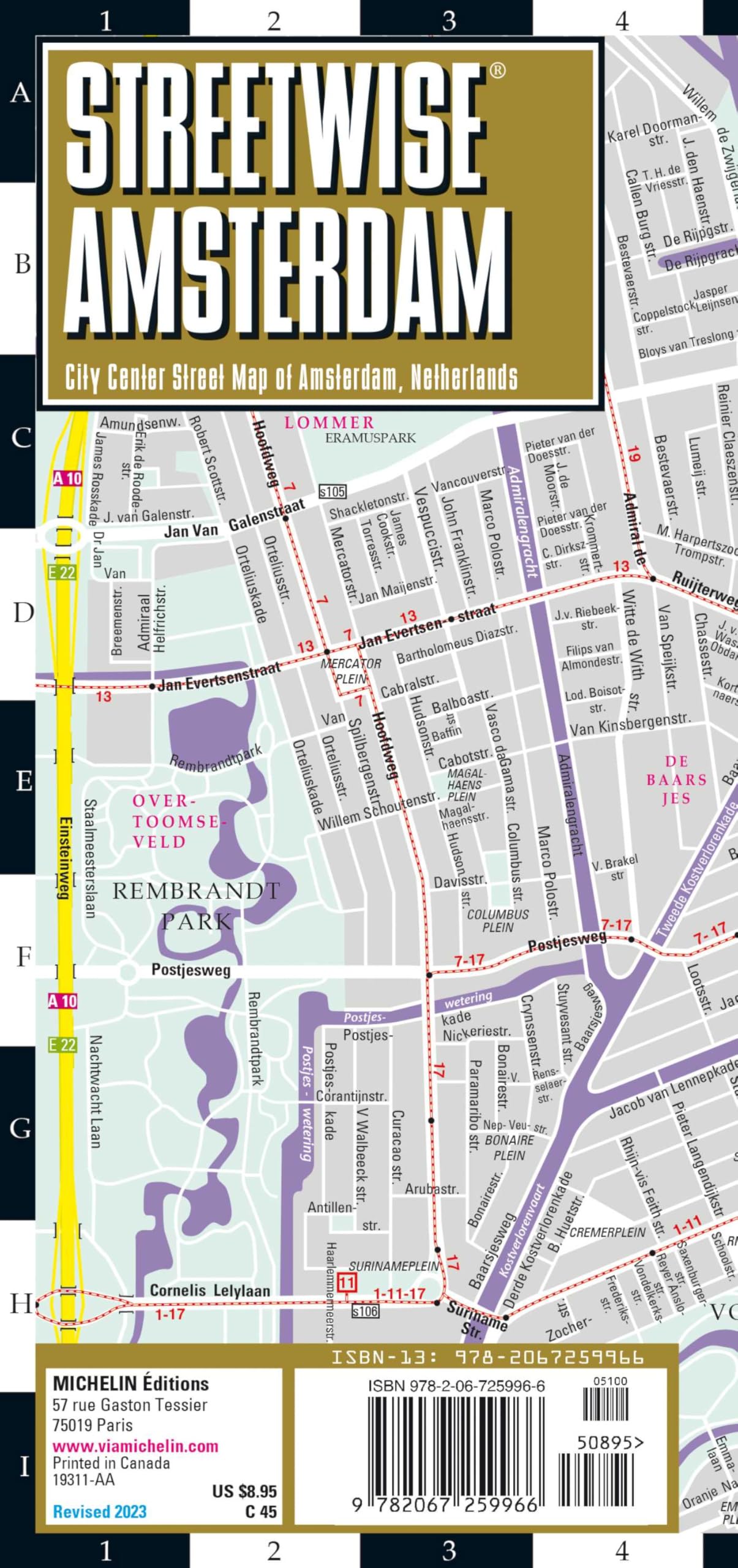Streetwise Amsterdam Map: City Center Street Map of Amsterdam, Netherlands (Streetwise Maps) Leisure, Home & Garden