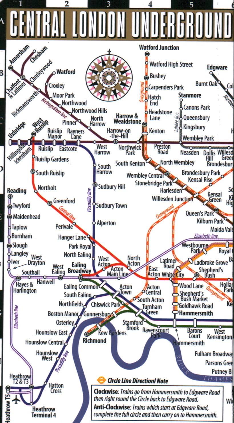Streetwise London Underground Map: Map of the London Underground, England (Michelin Maps) Leisure, Home & Garden