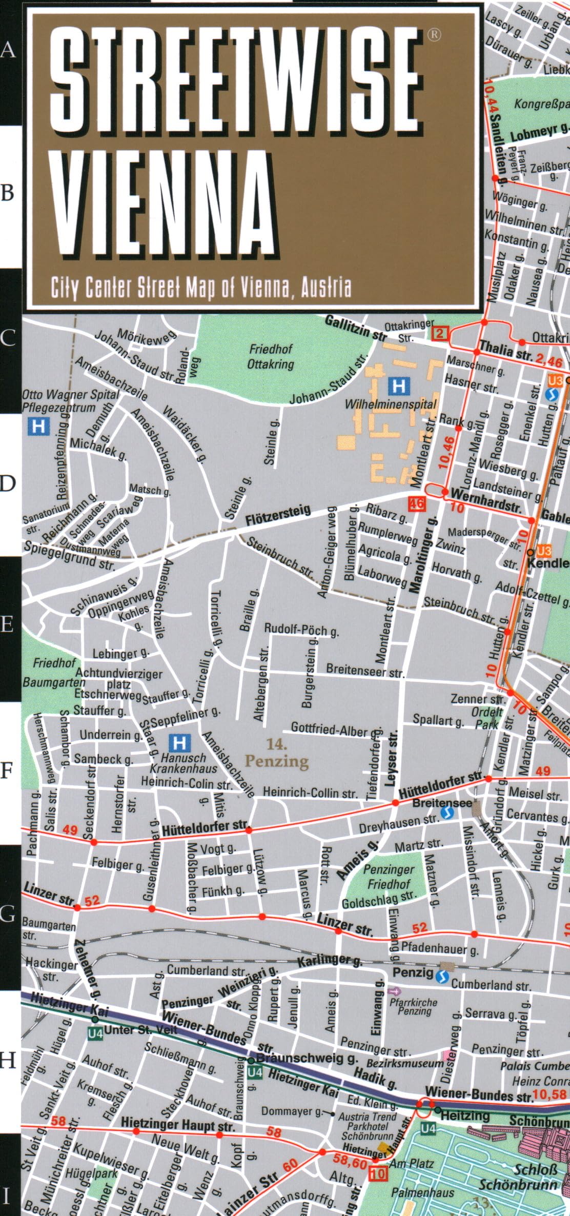 Streetwise Vienna Map: City Center Street Map of Vienna, Austria (Michelin Streetwise Maps) Leisure, Home & Garden