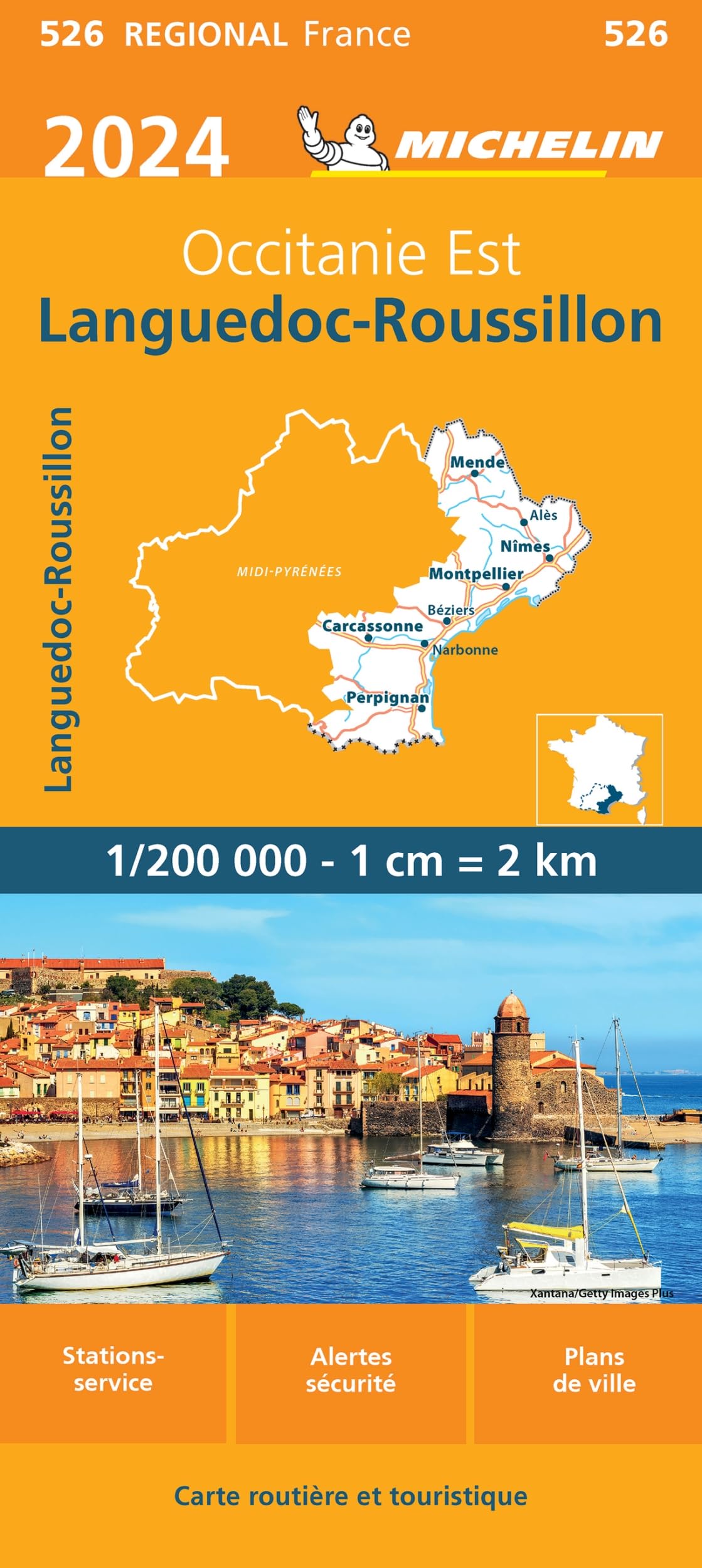 Languedoc-Roussillon - Occitanie Est 2024 (526): wegenkaart schaal 1:200.000 (Régional France, Band 526) Leisure, Home & Garden