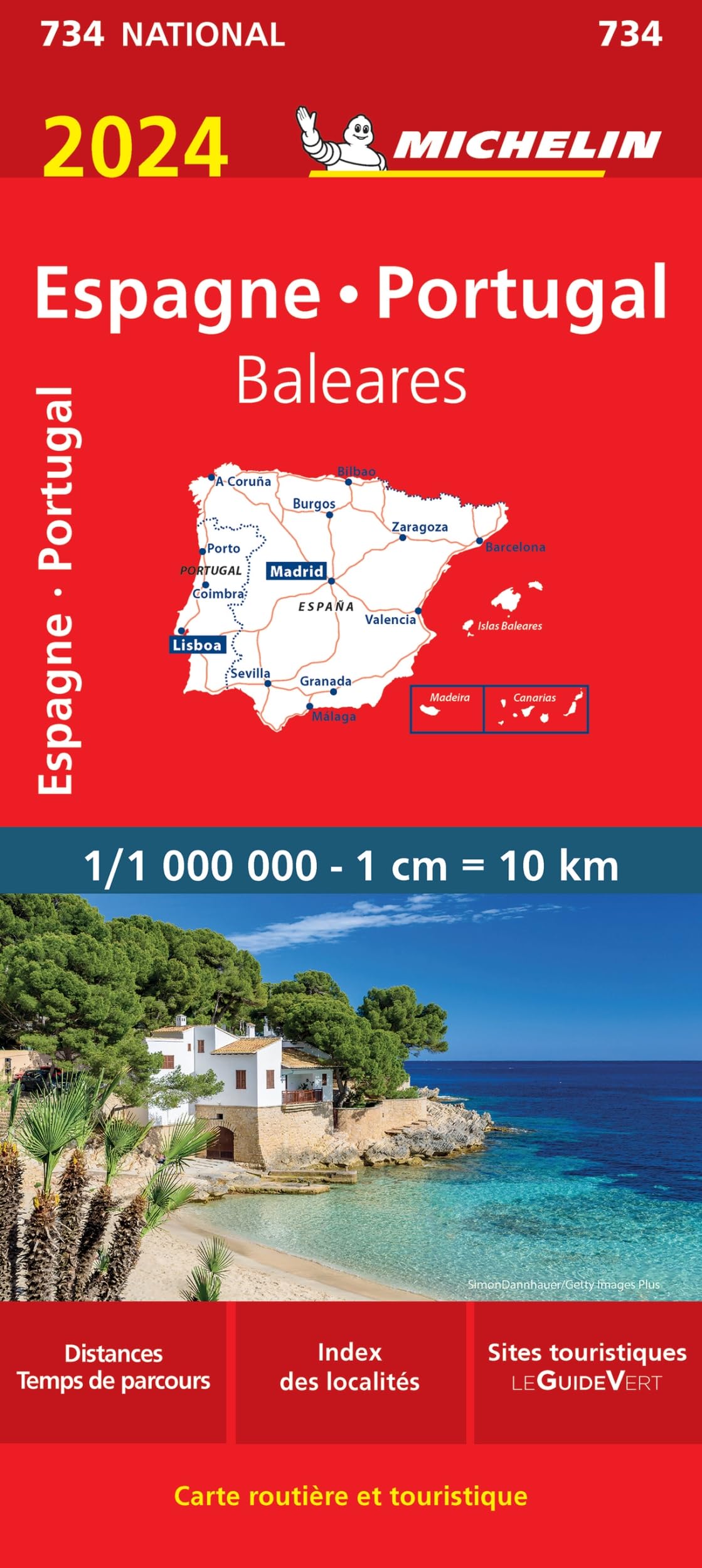 Carte Nationale Espagne, Portugal 2024 Leisure, Home & Garden