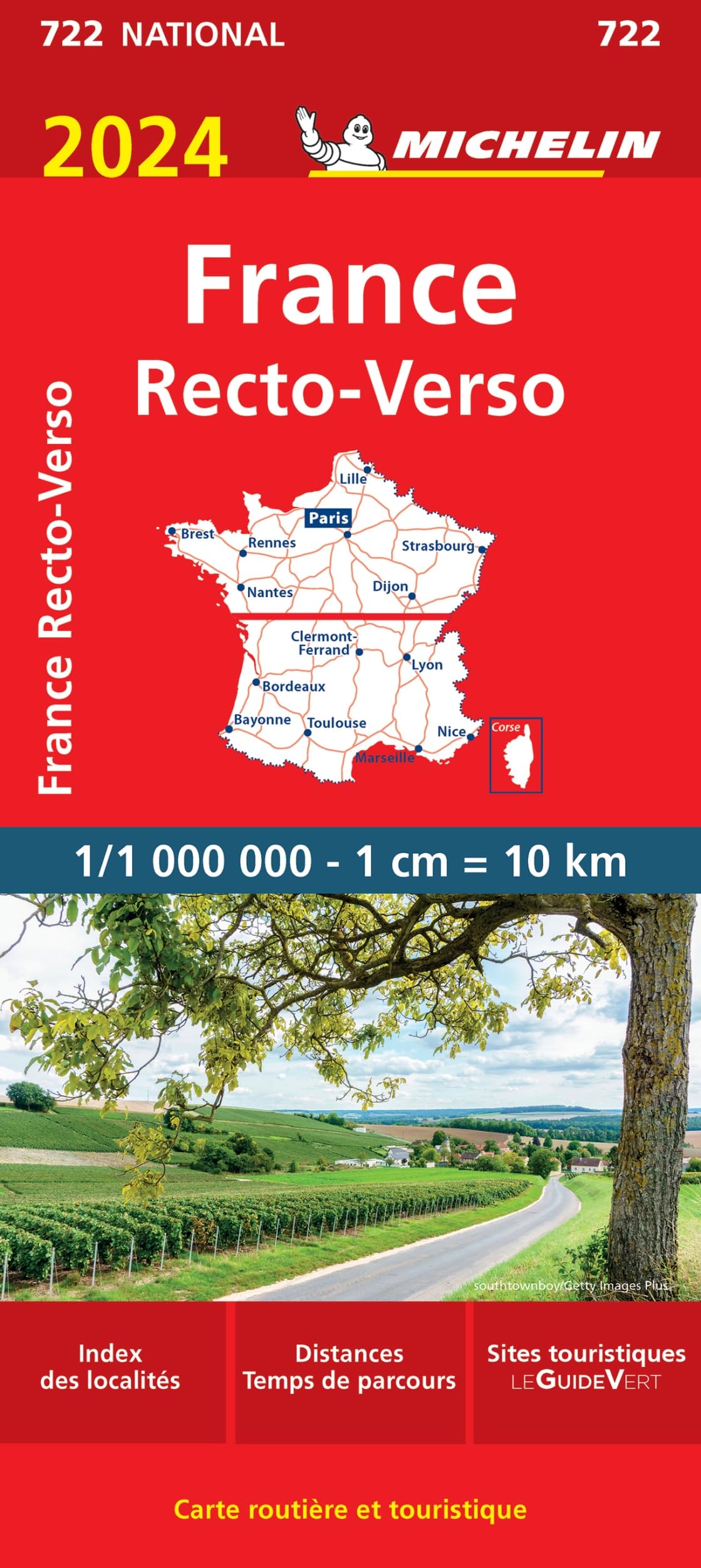 Carte Nationale France Recto-Verso 2024 Leisure, Home & Garden