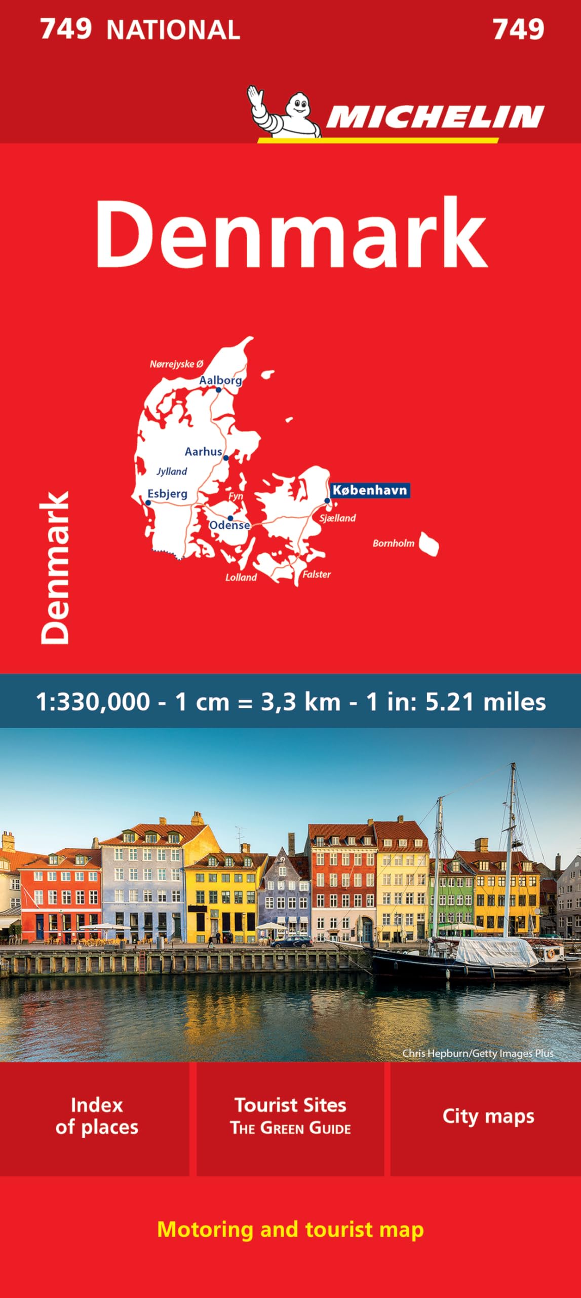 Michelin Dänemark: Straßen- und Tourismuskarte 1:330.000 (MICHELIN Nationalkarten) Leisure, Home & Garden