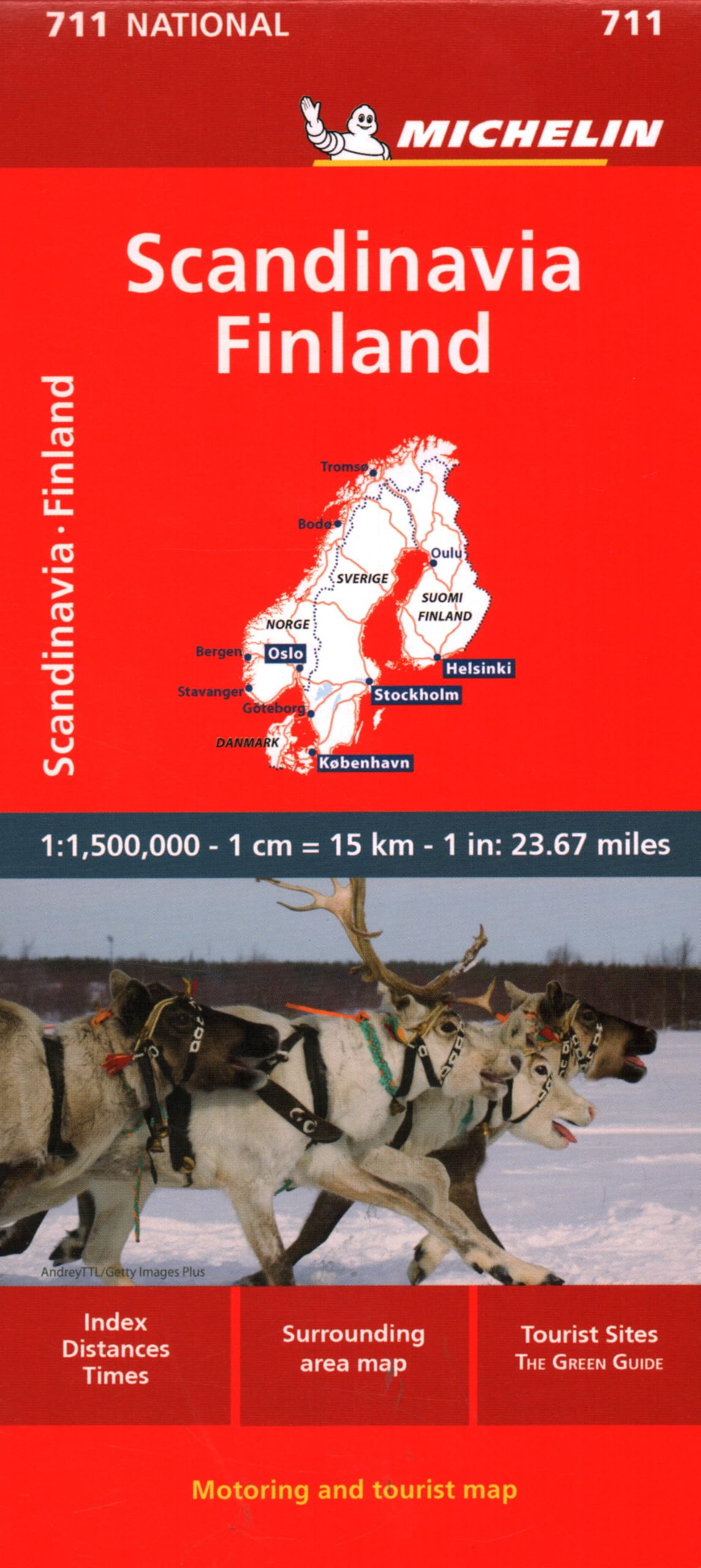 Michelin Scandinavia Finland: Map (Maps/Country Michelin, 771) Geology & Geography