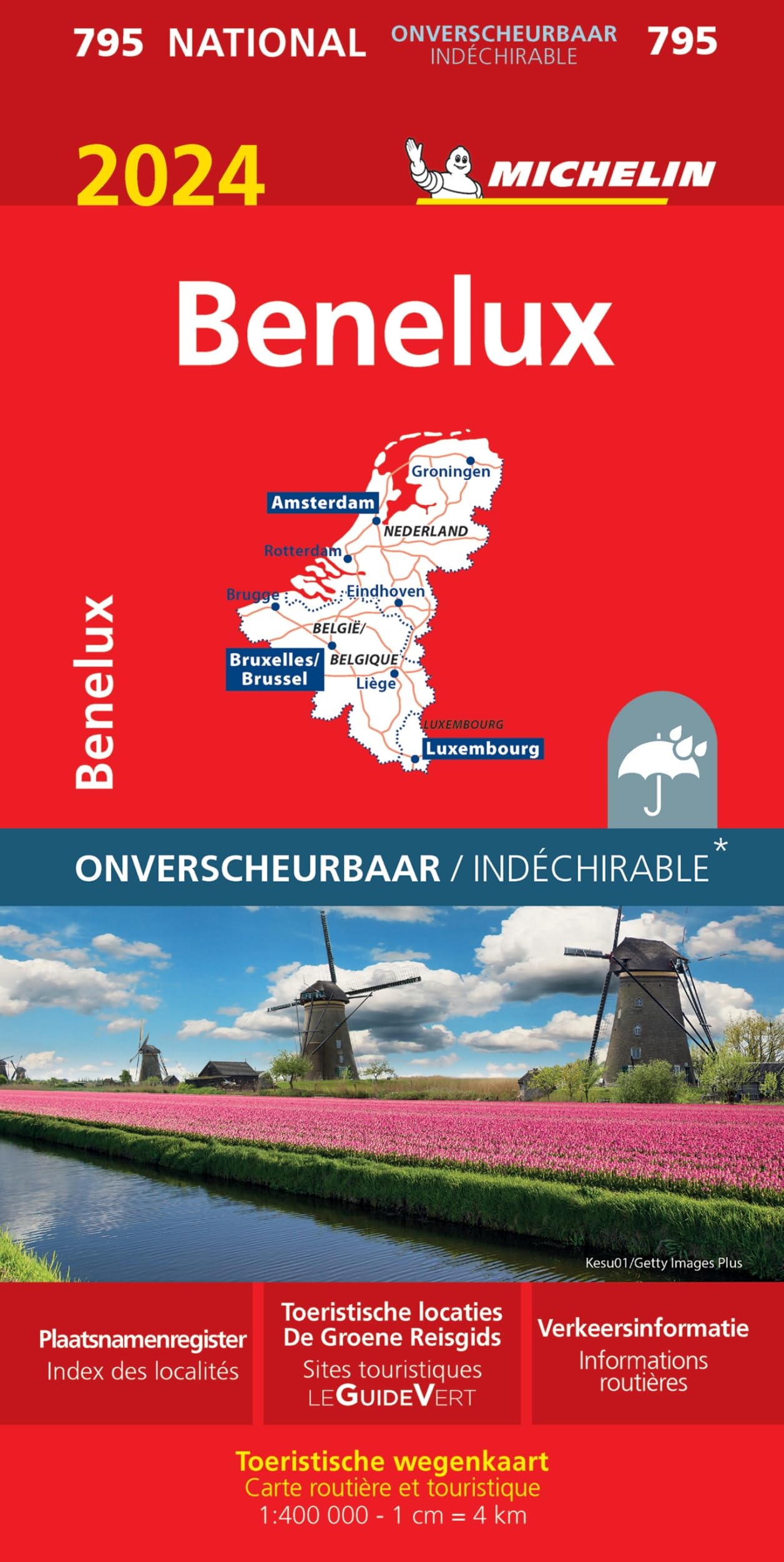 Benelux - highly resistant 2024 (795): wegenkaart Schaal 1 : 400.000 (National, Band 795) Leisure, Home & Garden