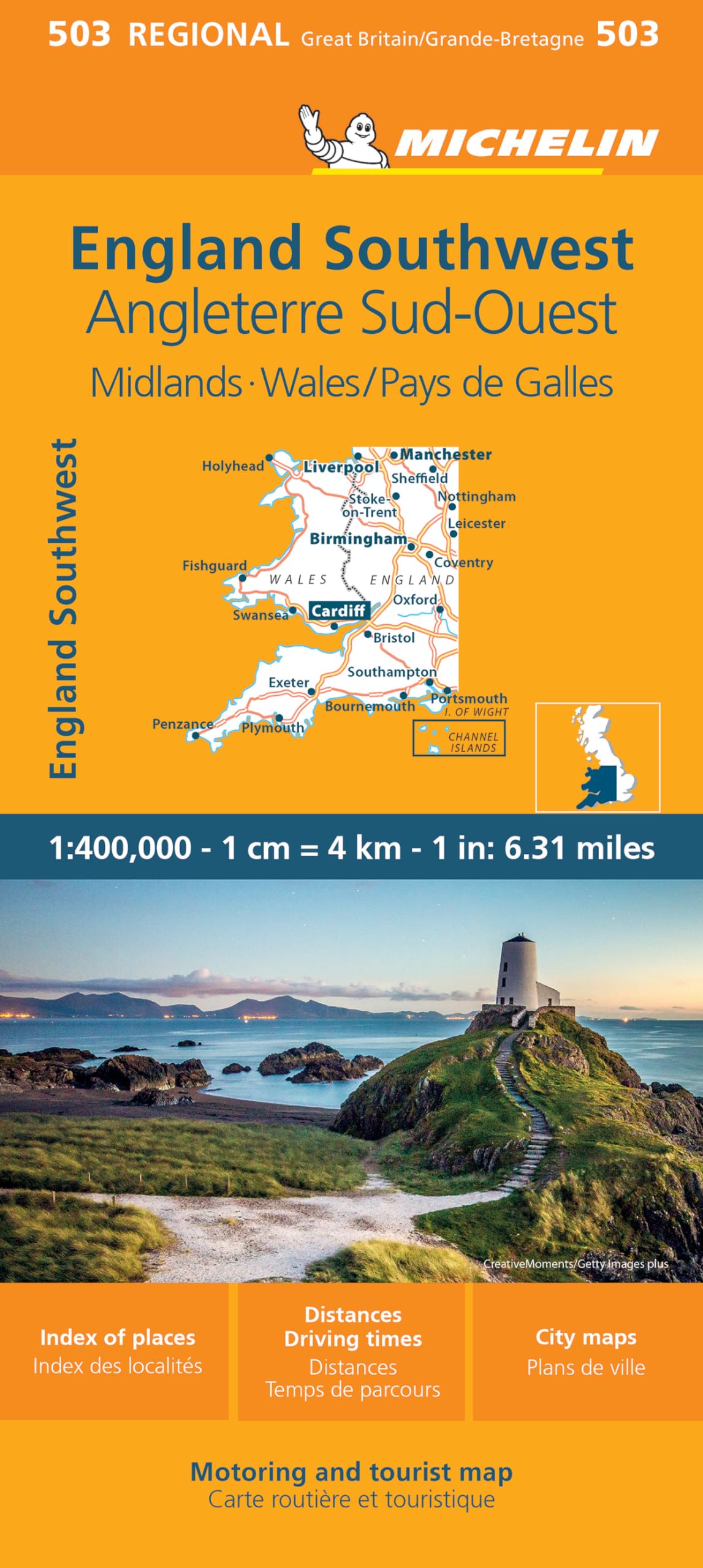 Michelin Wales, England Süd-West, Midlands Travel