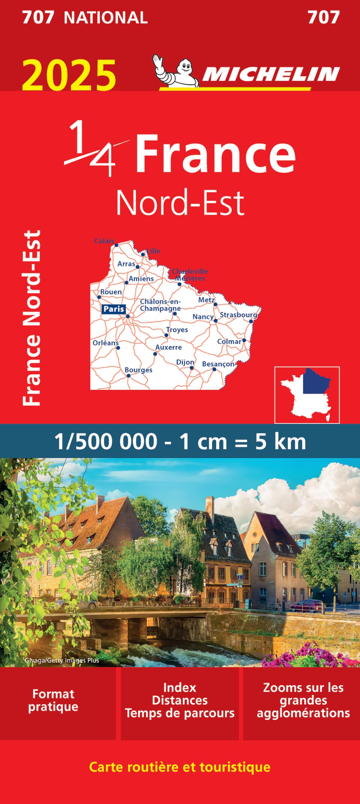 Michelin Nordostfrankreich: Map (Carte nazionali) Leisure, Home & Garden