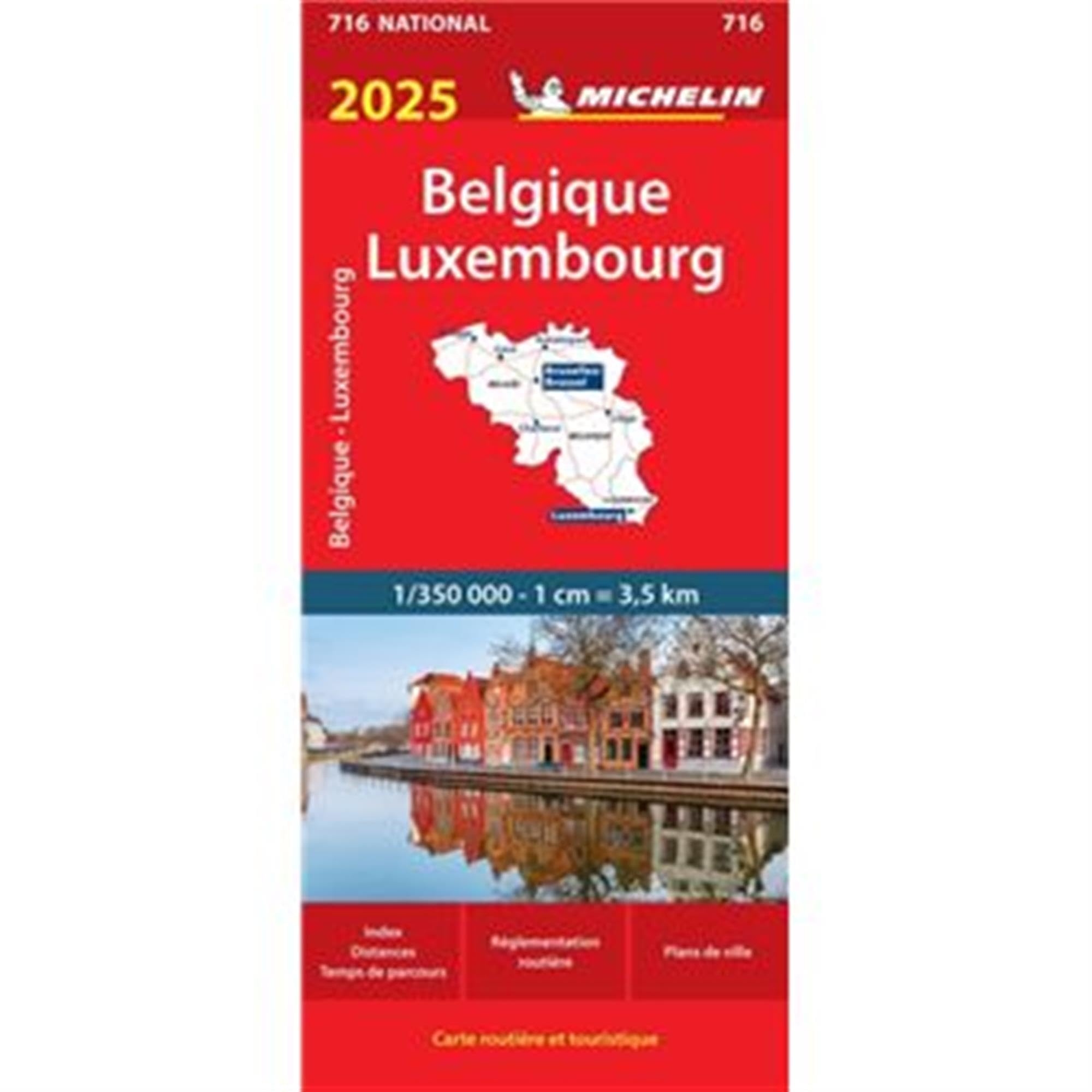 Carte Nationale Belgique, Luxembourg 2025 book