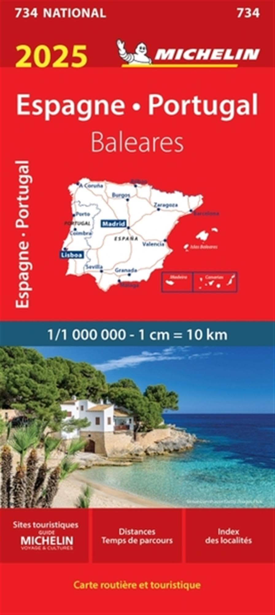 Carte Nationale Espagne, Portugal 2025 Leisure, Home & Garden