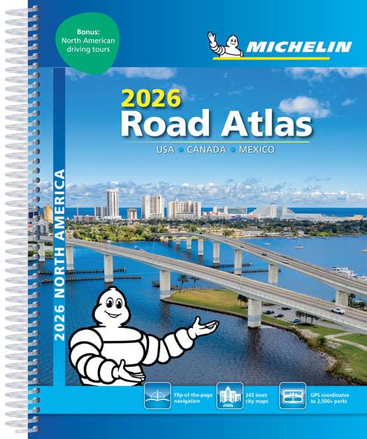Michelin North America Road Atlas 2026 Geology & Geography
