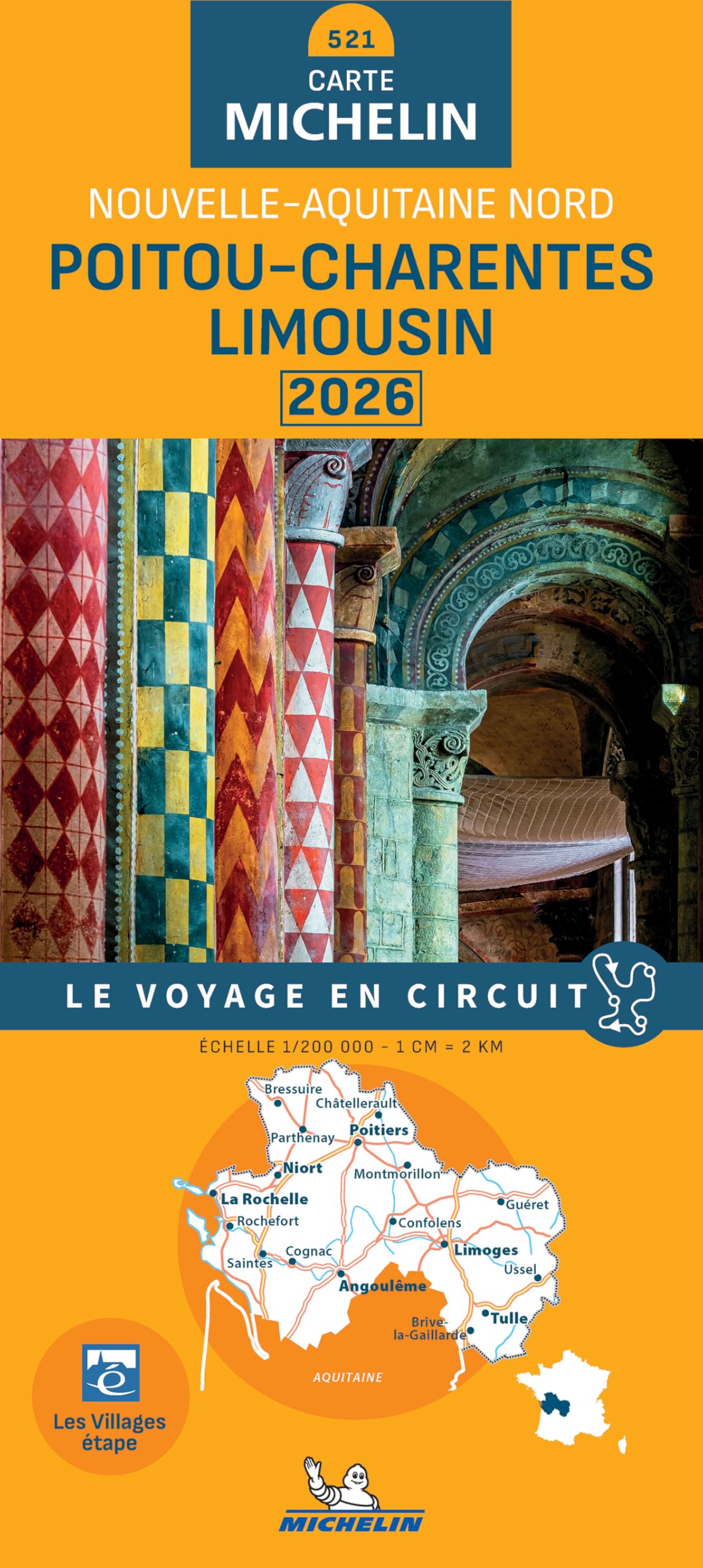 POITOU CHARENTES LIMOUSIN 10521 2026: wegenkaart 1:200.000 (Regionale kaarten Michelin) Leisure, Home & Garden