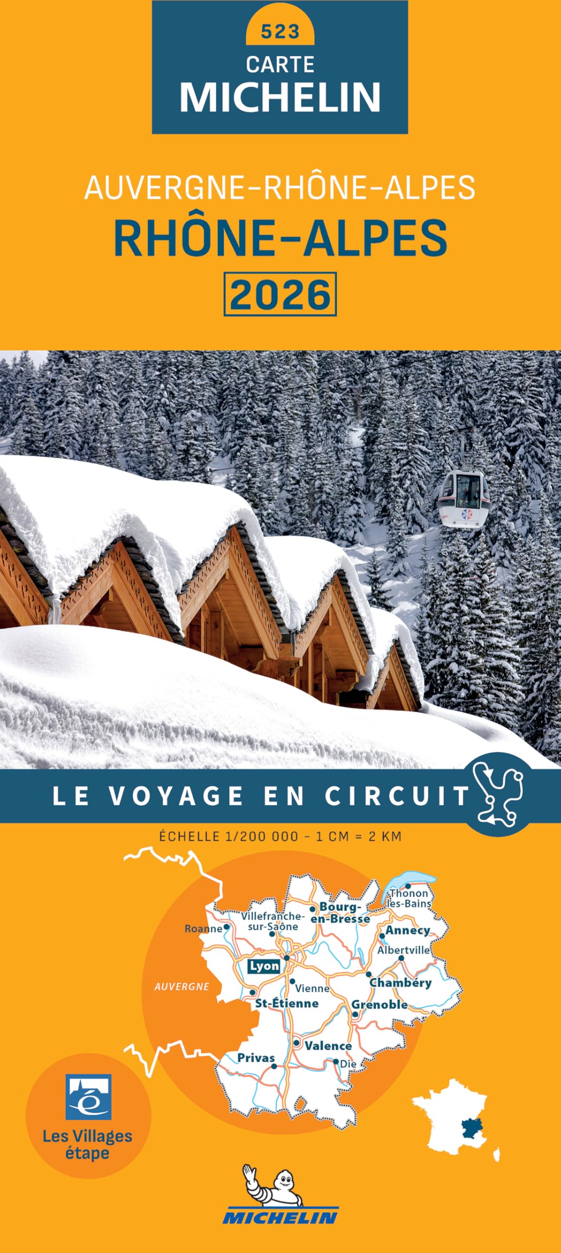 Carte Régionale Rhône-Alpes 2026: Auvergne - Rhône-Alpes book