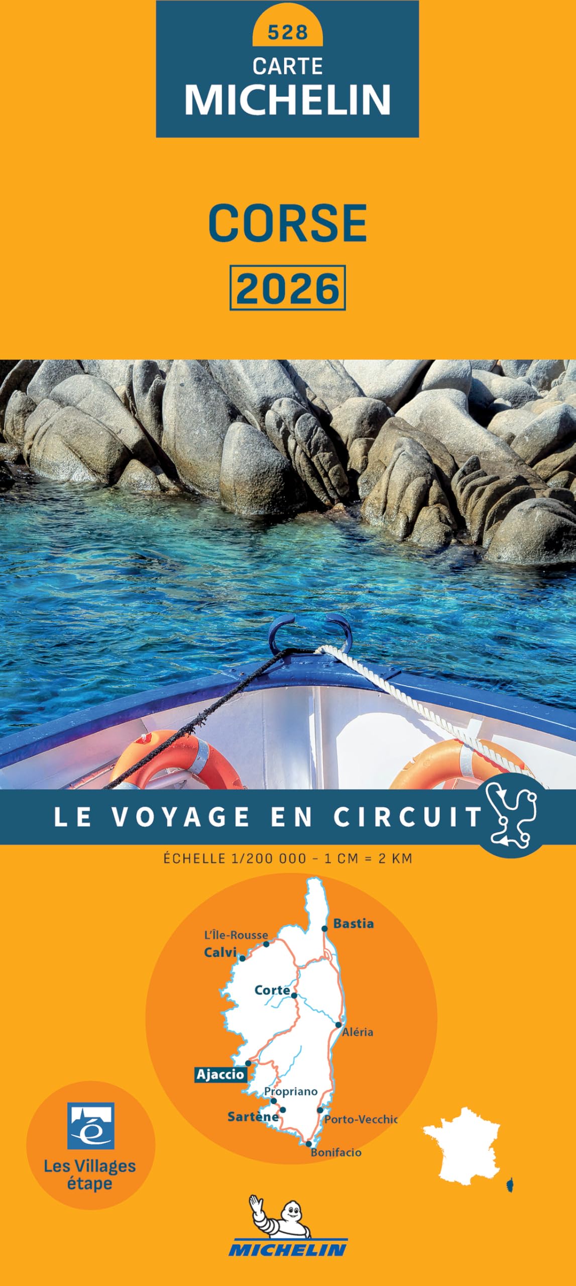 CORSE 10528 2026: wegenkaart 1:200.000 (Regionale kaarten Michelin) Leisure, Home & Garden