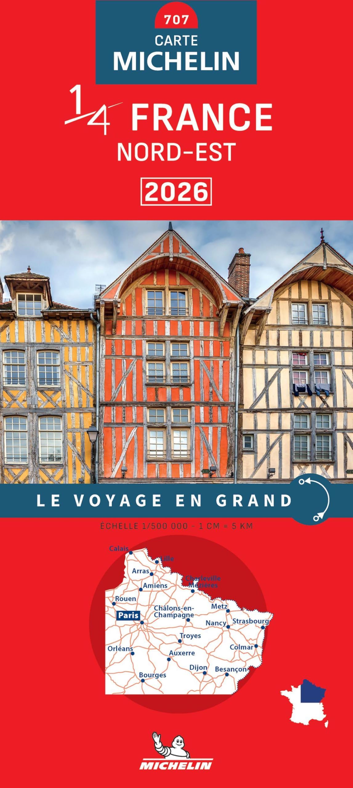 KN.France Nord-Est 707 166974 (Carte nazionali) Leisure, Home & Garden