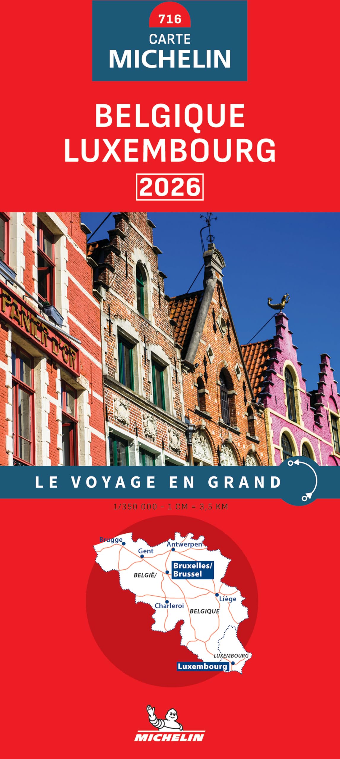 Carte Nationale Belgique, Luxembourg 2026 book