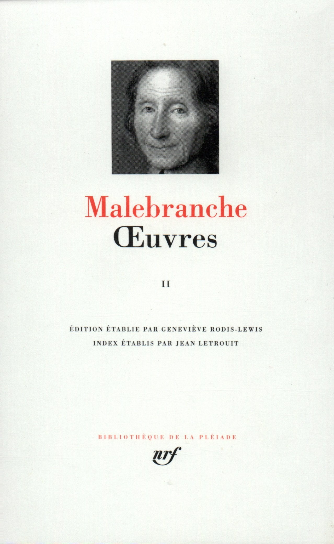 Malebranche : Oeuvres, tome 2 book