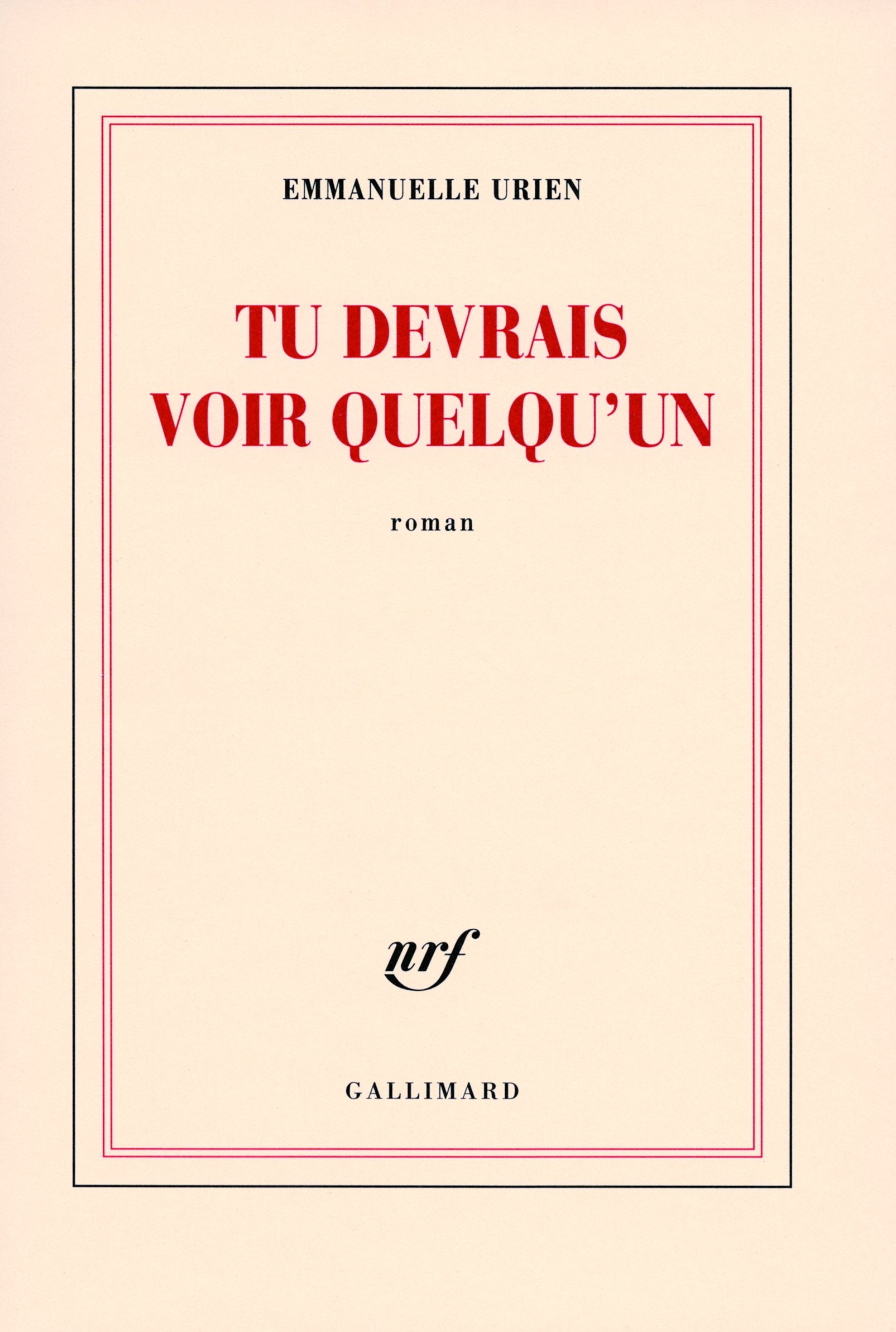 Product Image: Tu devrais voir quelqu'un