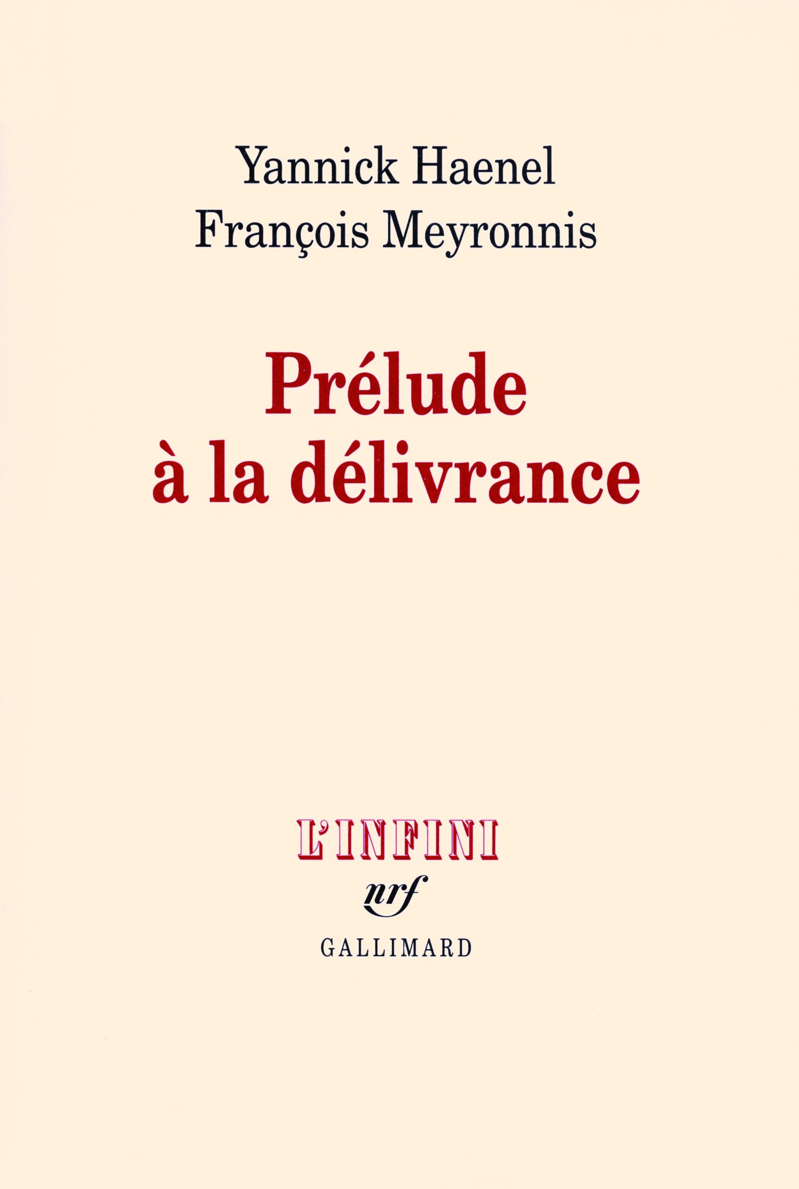 Prélude à la délivrance Essays & Short Stories