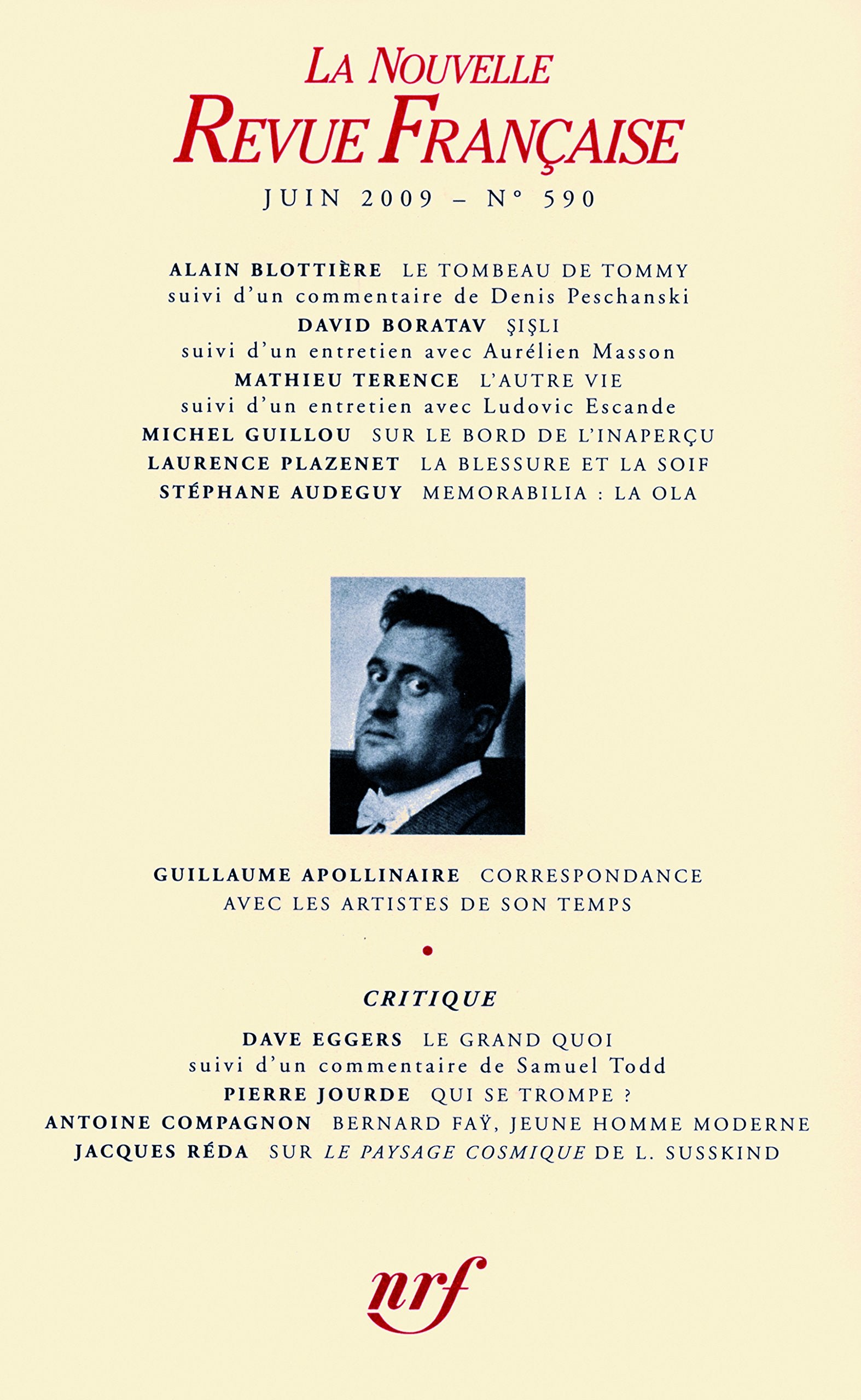 La Nouvelle Revue Française, N° 590 : Books
