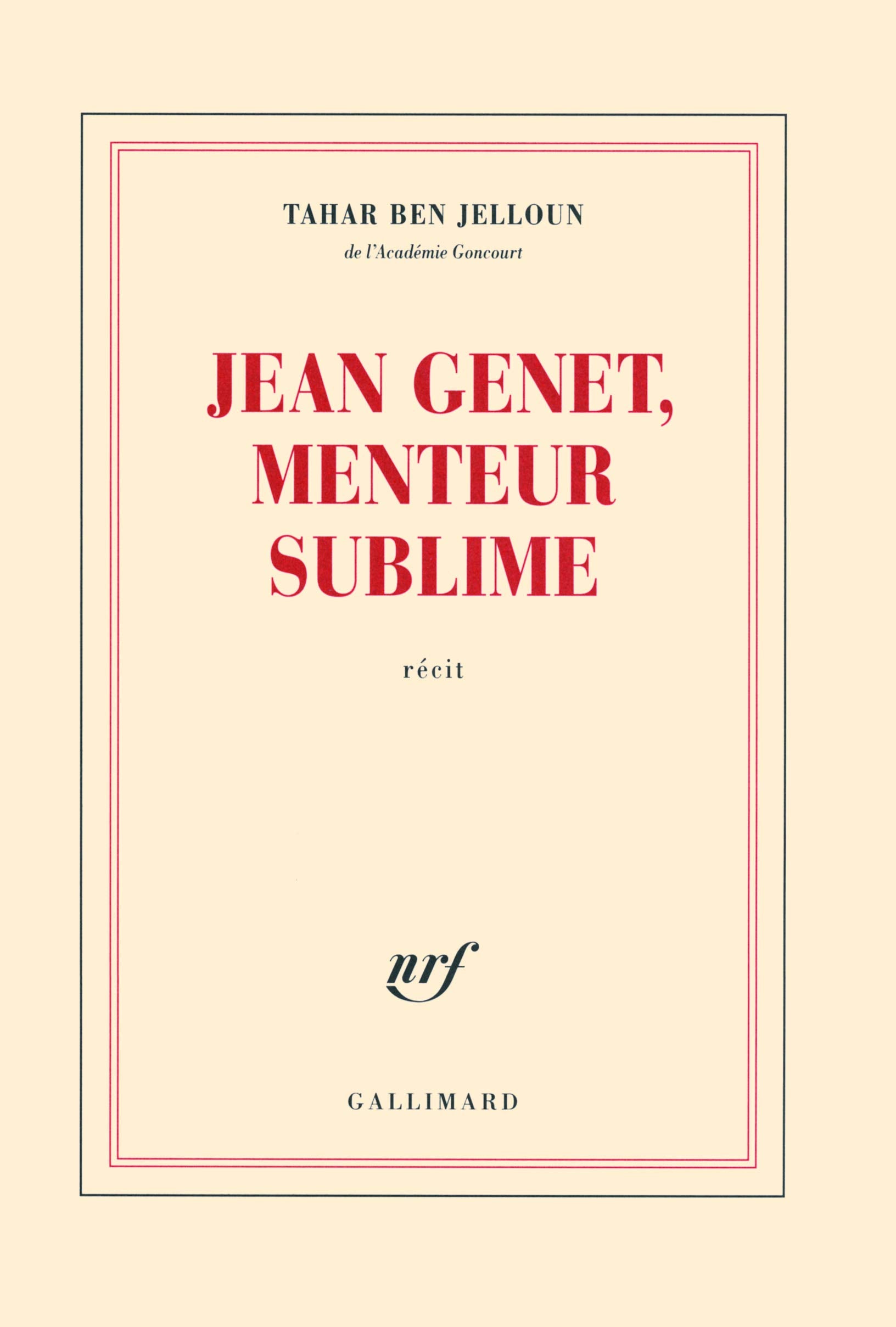 Jean Genet, menteur sublime Essays & Short Stories