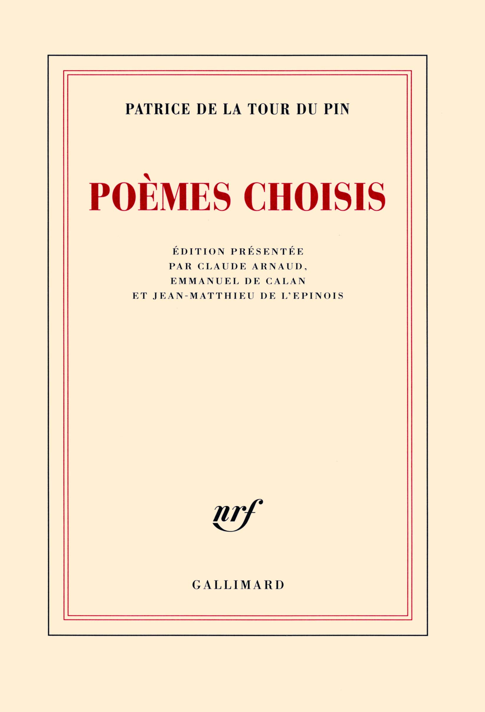 Poèmes choisis book